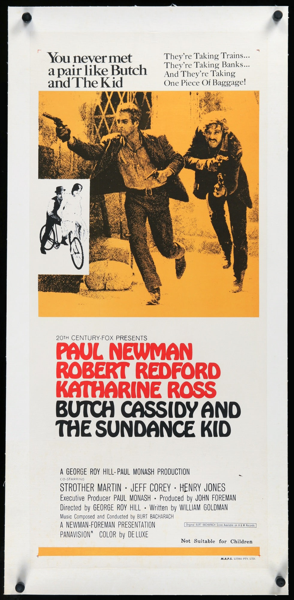 Butch Cassidy and the Sundance Kid (1969) original movie poster for sale at Originalfilmart