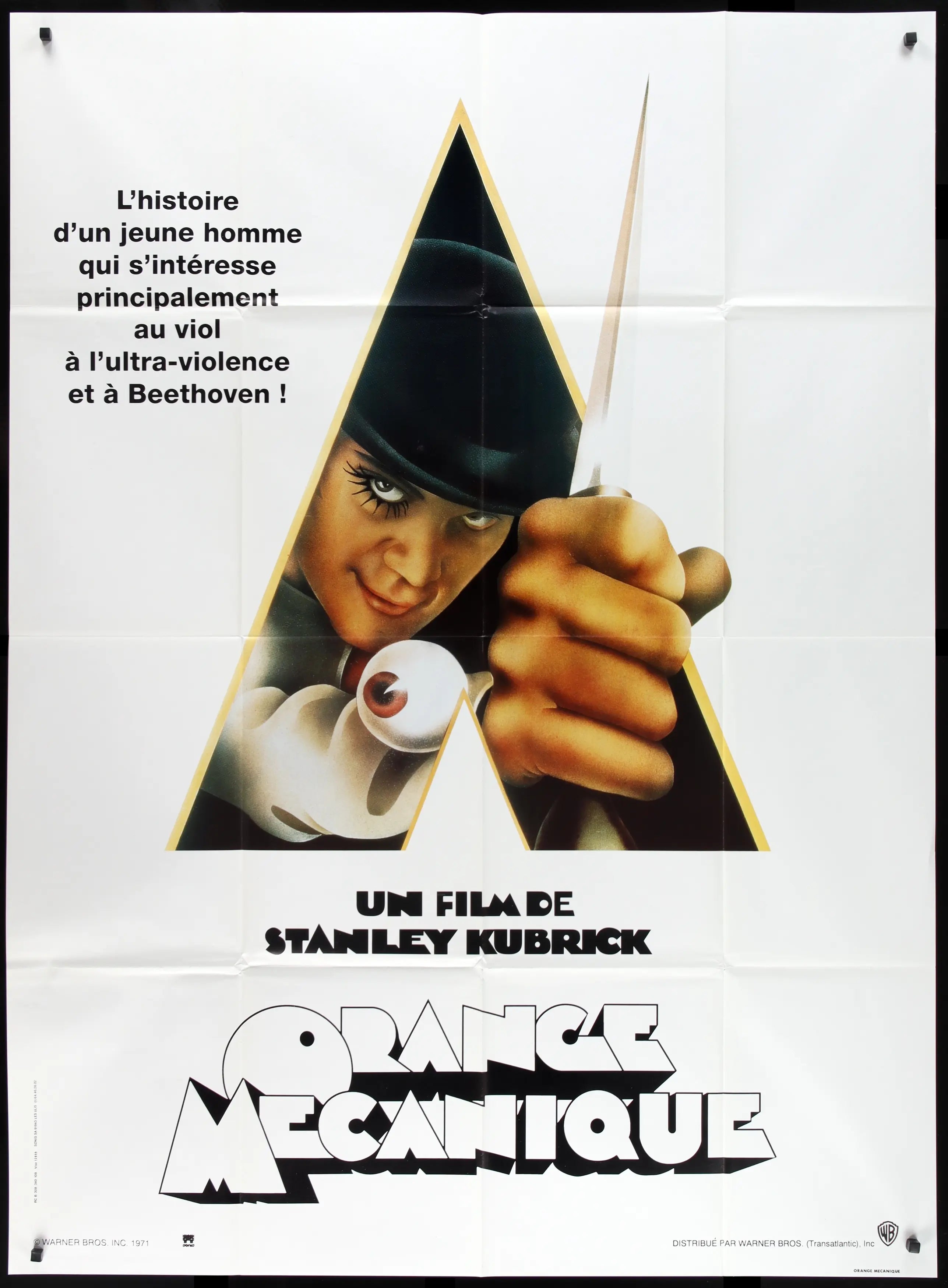 Clockwork Orange (1972) original movie poster for sale at Originalfilmart