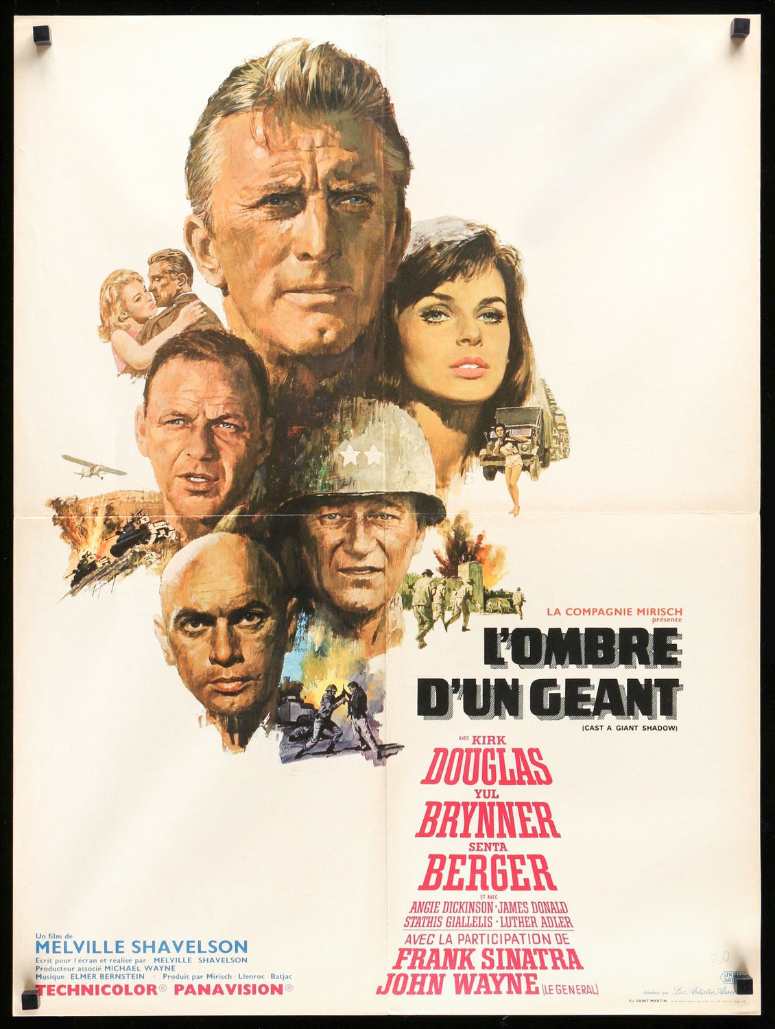 Cast a Giant Shadow (1966) original movie poster for sale at Originalfilmart