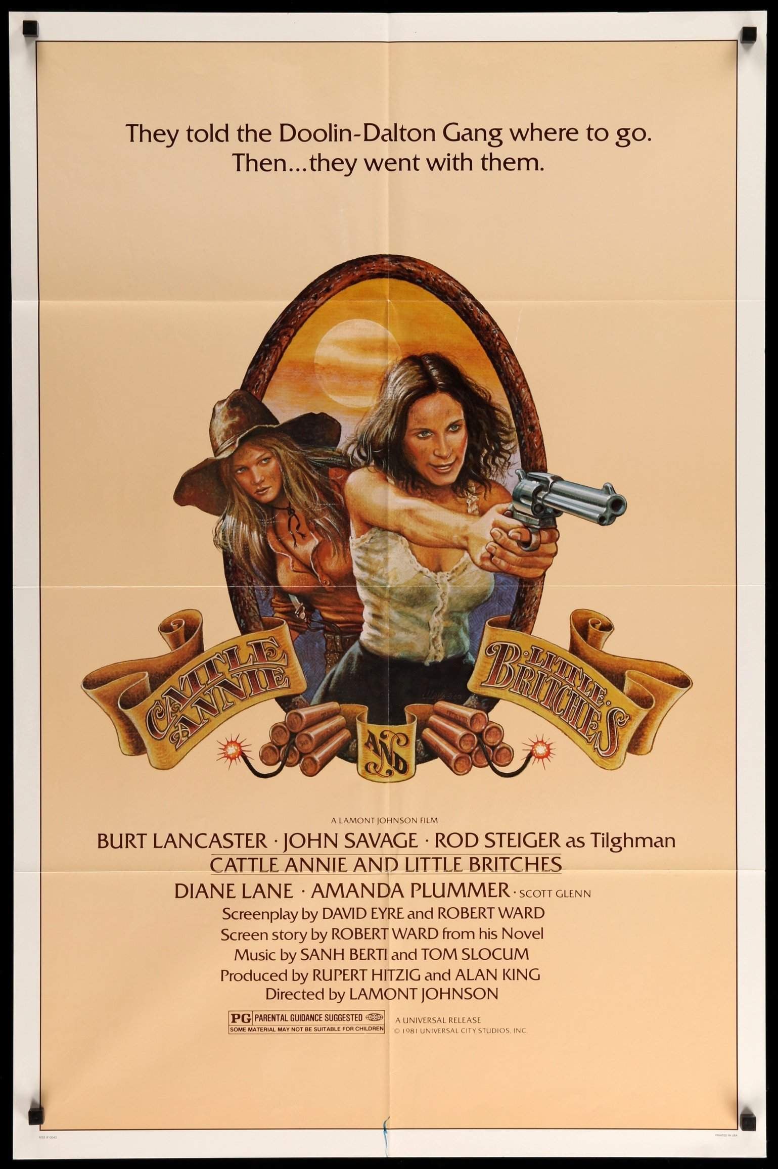 Cattle Annie and Little Britches (1981) original movie poster for sale at Originalfilmart