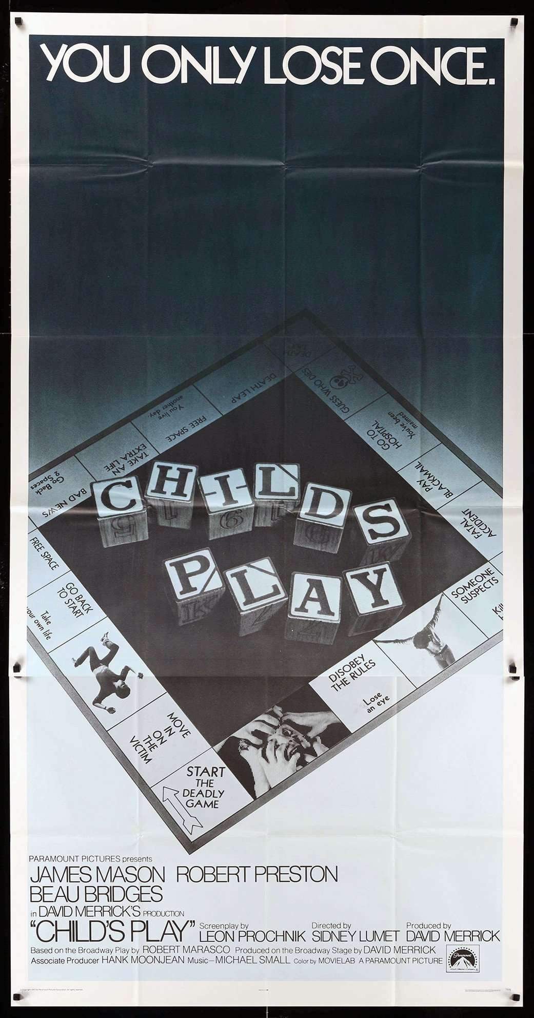 Child's Play (1973) original movie poster for sale at Originalfilmart