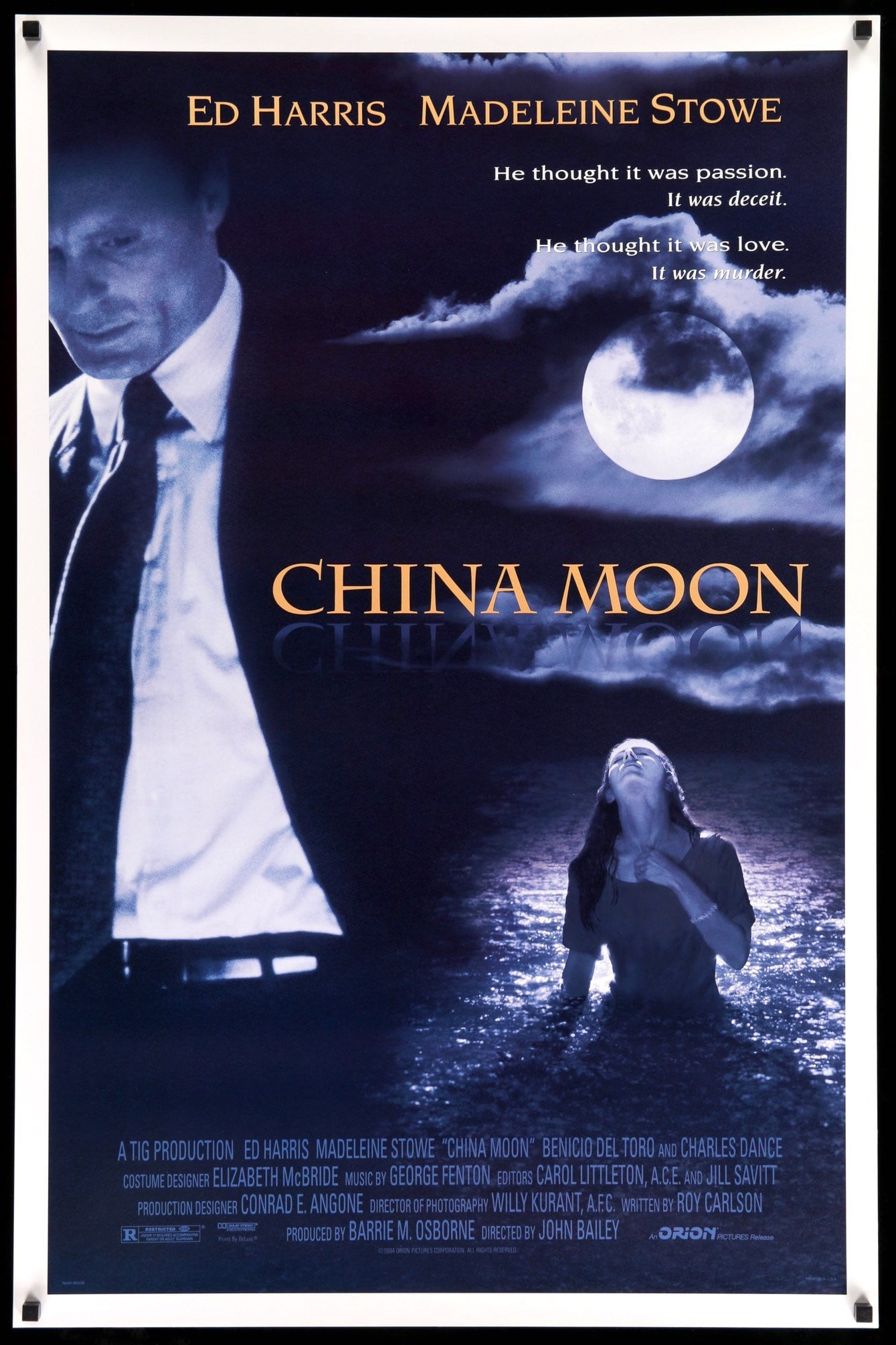 China Moon (1994) original movie poster for sale at Originalfilmart