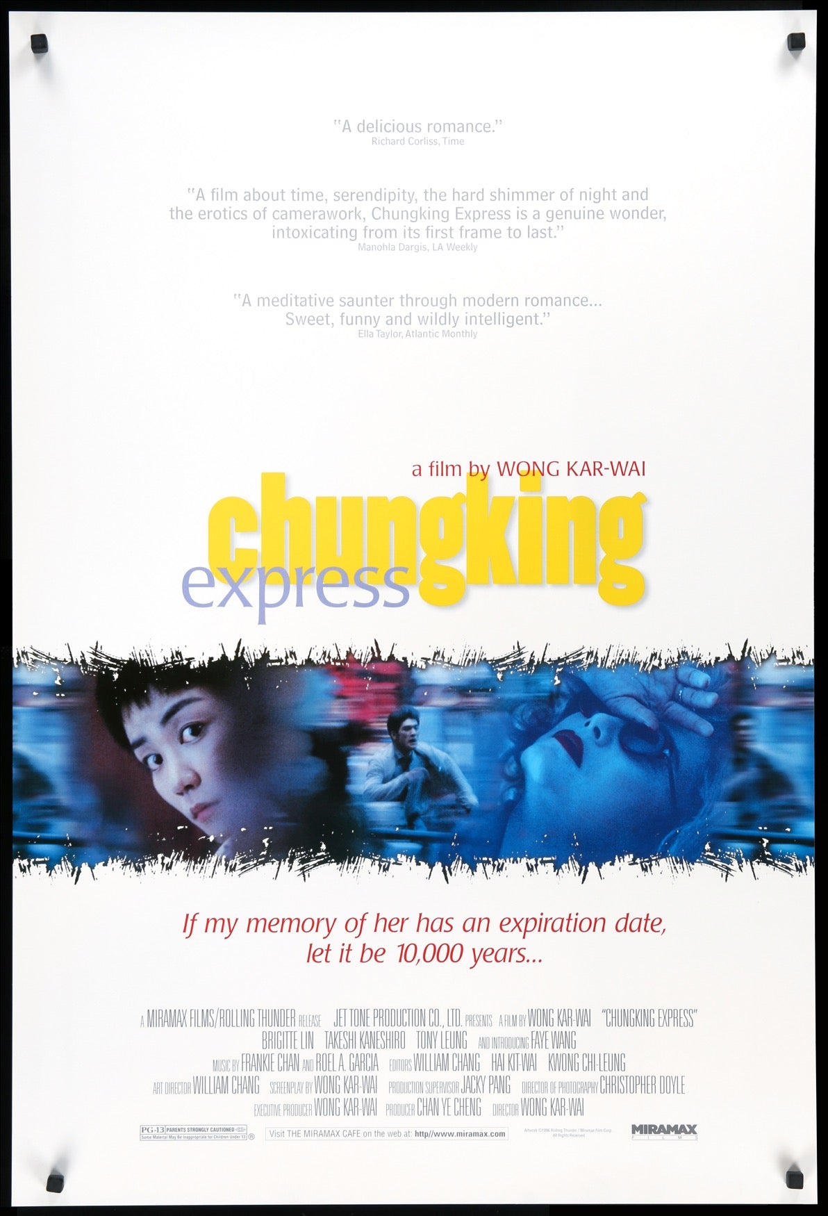 Chungking Express (1996) original movie poster for sale at Originalfilmart