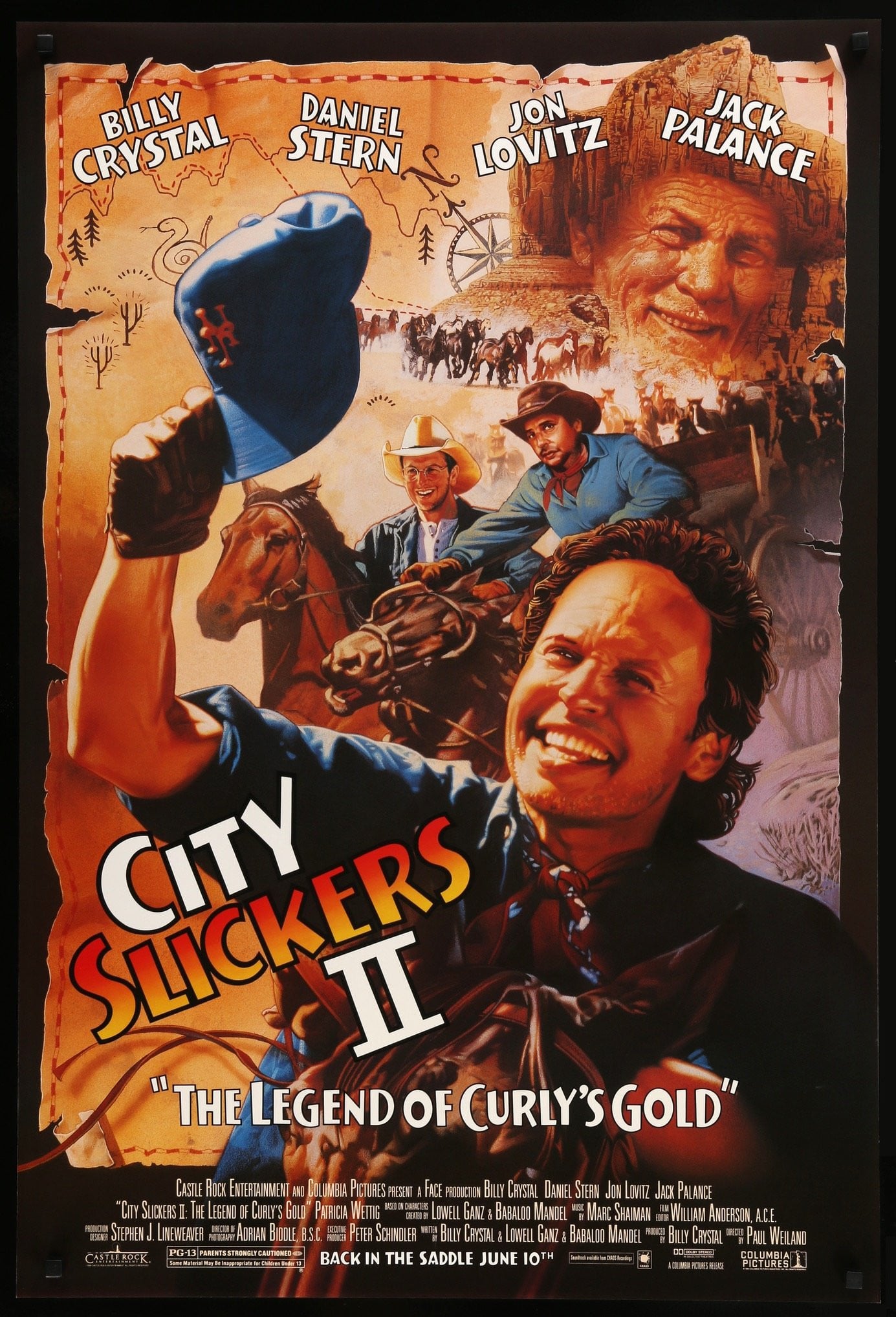 City Slickers II: The Legend of Curly's Gold (1994) original movie poster for sale at Originalfilmart