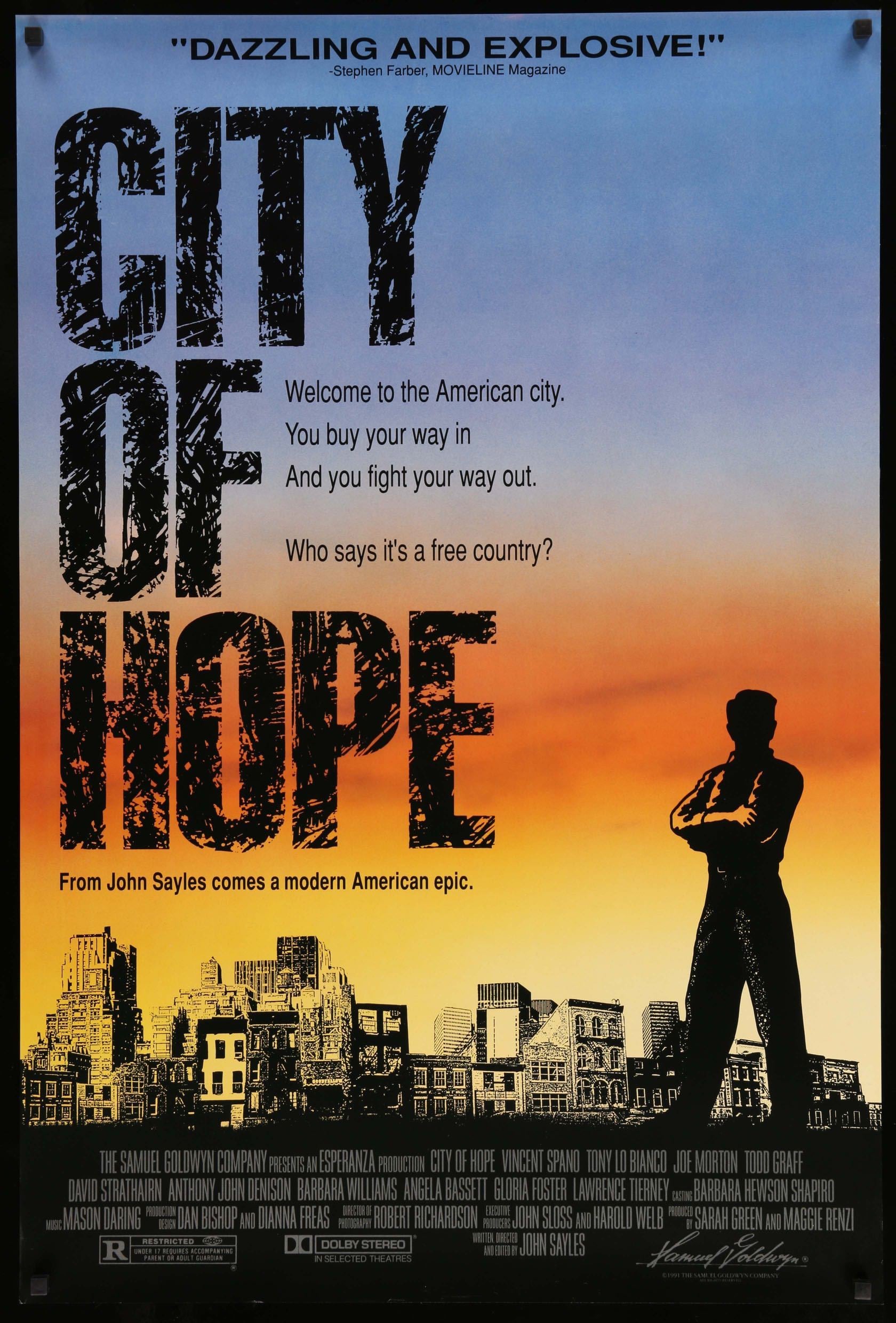 City of Hope (1991) original movie poster for sale at Originalfilmart