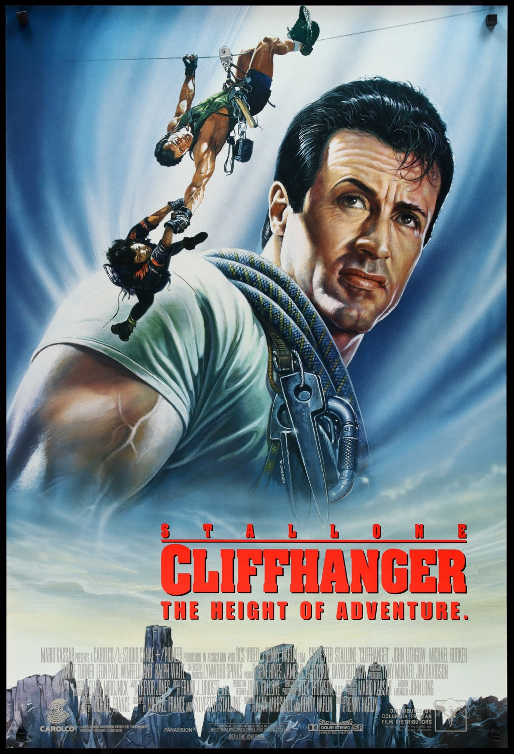 Cliffhanger (1993) original movie poster for sale at Originalfilmart
