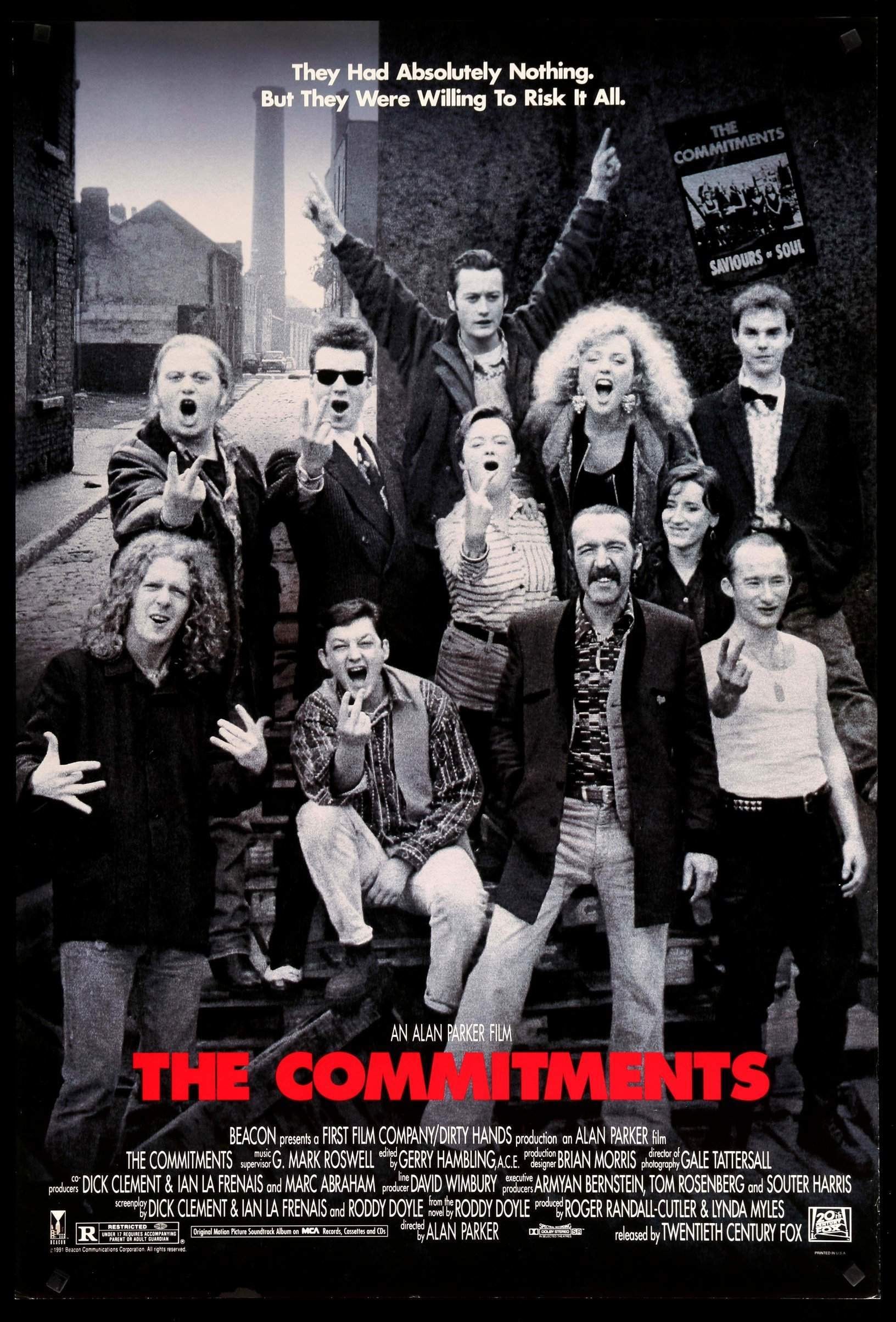 Commitments (1991) original movie poster for sale at Originalfilmart