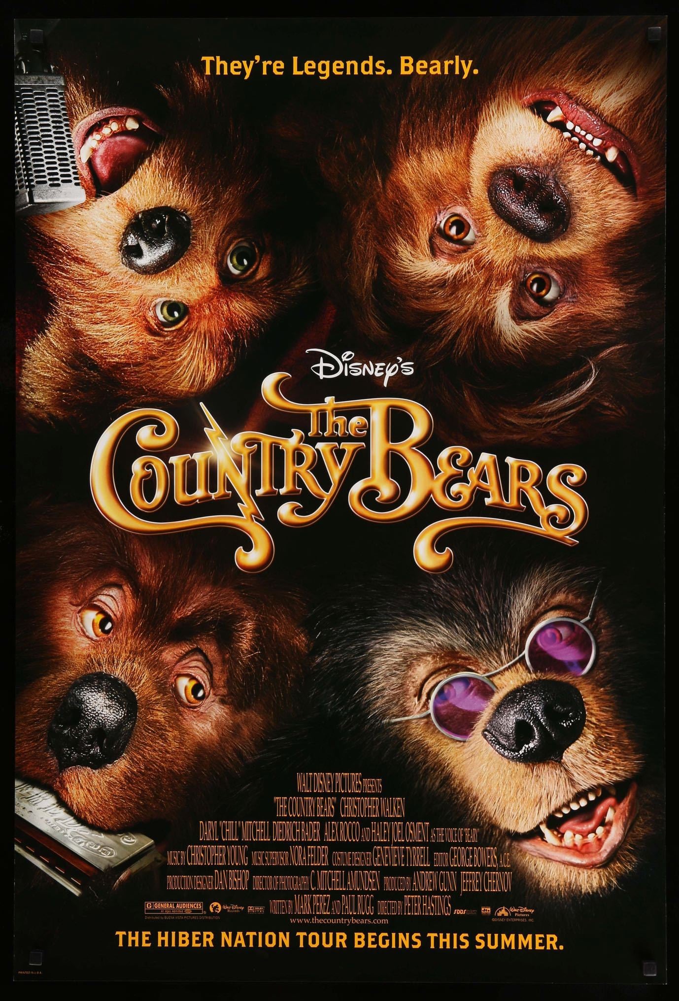 Country Bears (2002) original movie poster for sale at Originalfilmart