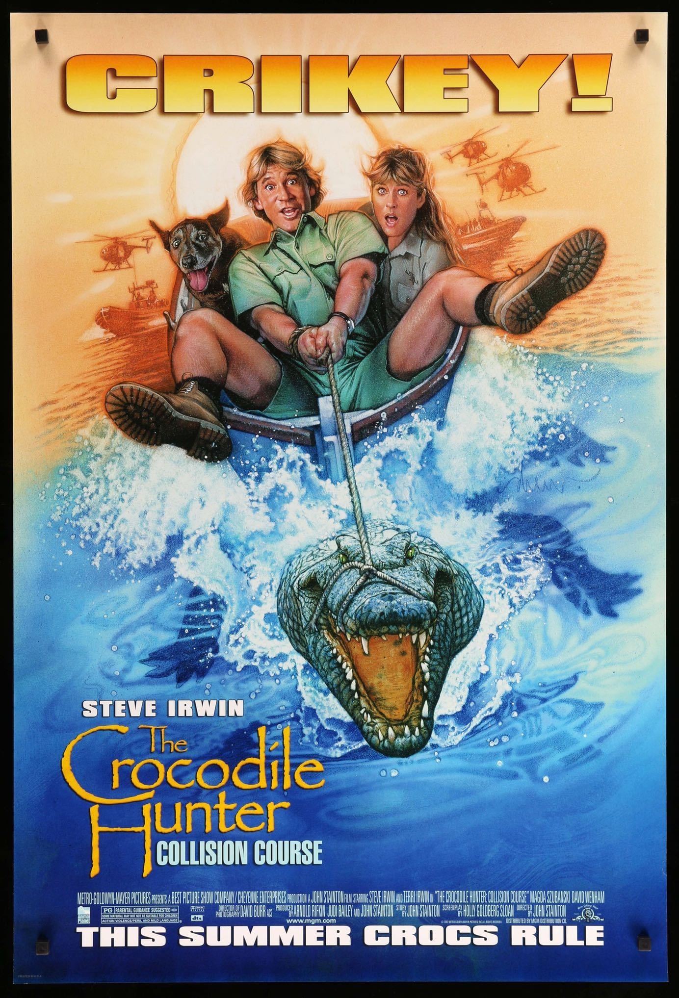 Crocodile Hunter: Collision Course (2002) original movie poster for sale at Originalfilmart