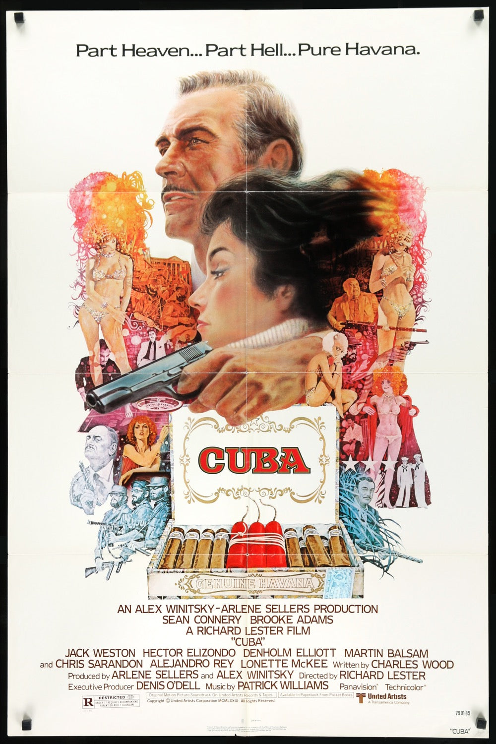 Cuba (1979) original movie poster for sale at Originalfilmart
