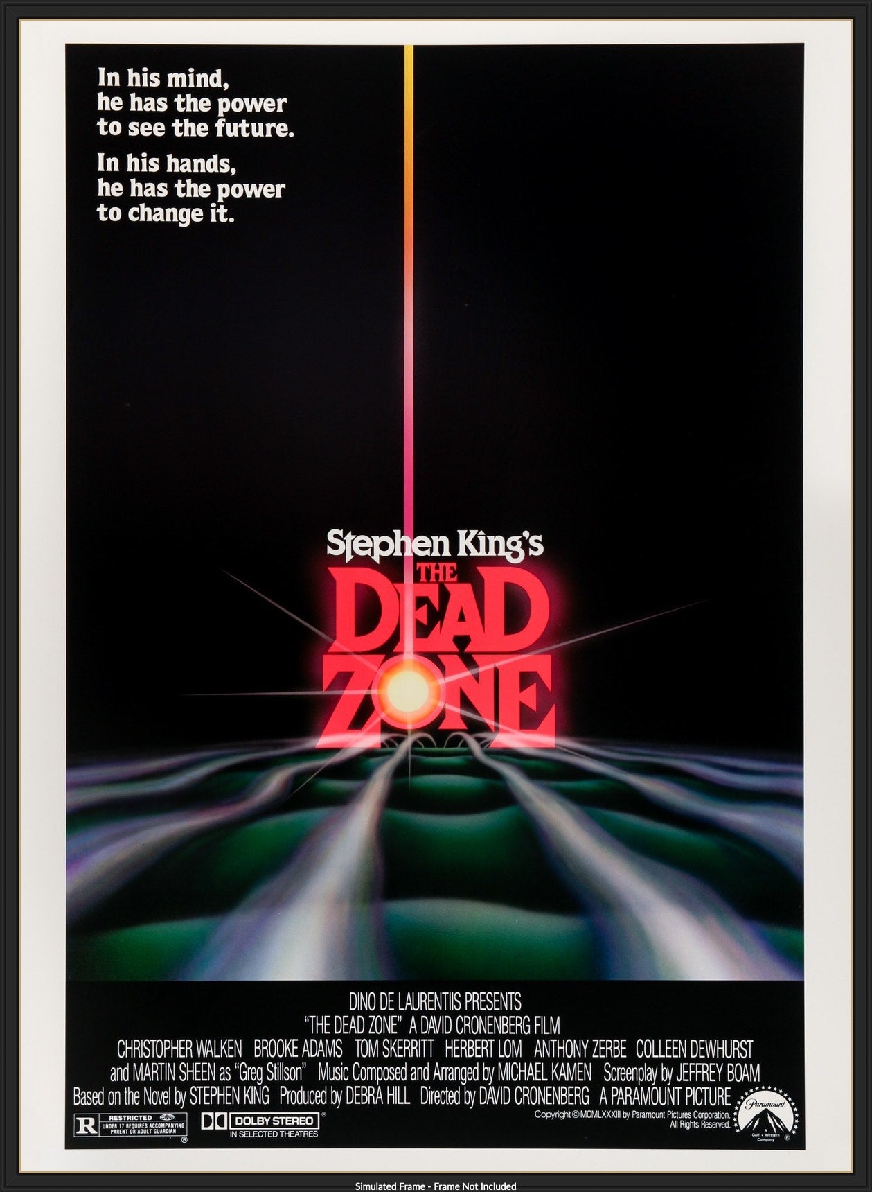 Dead Zone (1983) original movie poster for sale at Originalfilmart