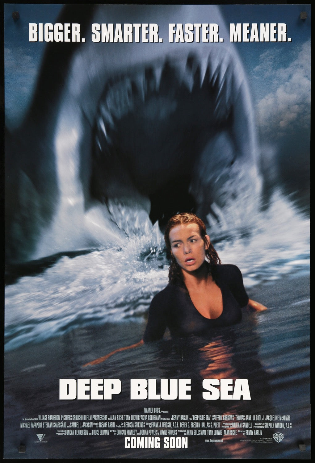 Deep Blue Sea (1999) original movie poster for sale at Originalfilmart