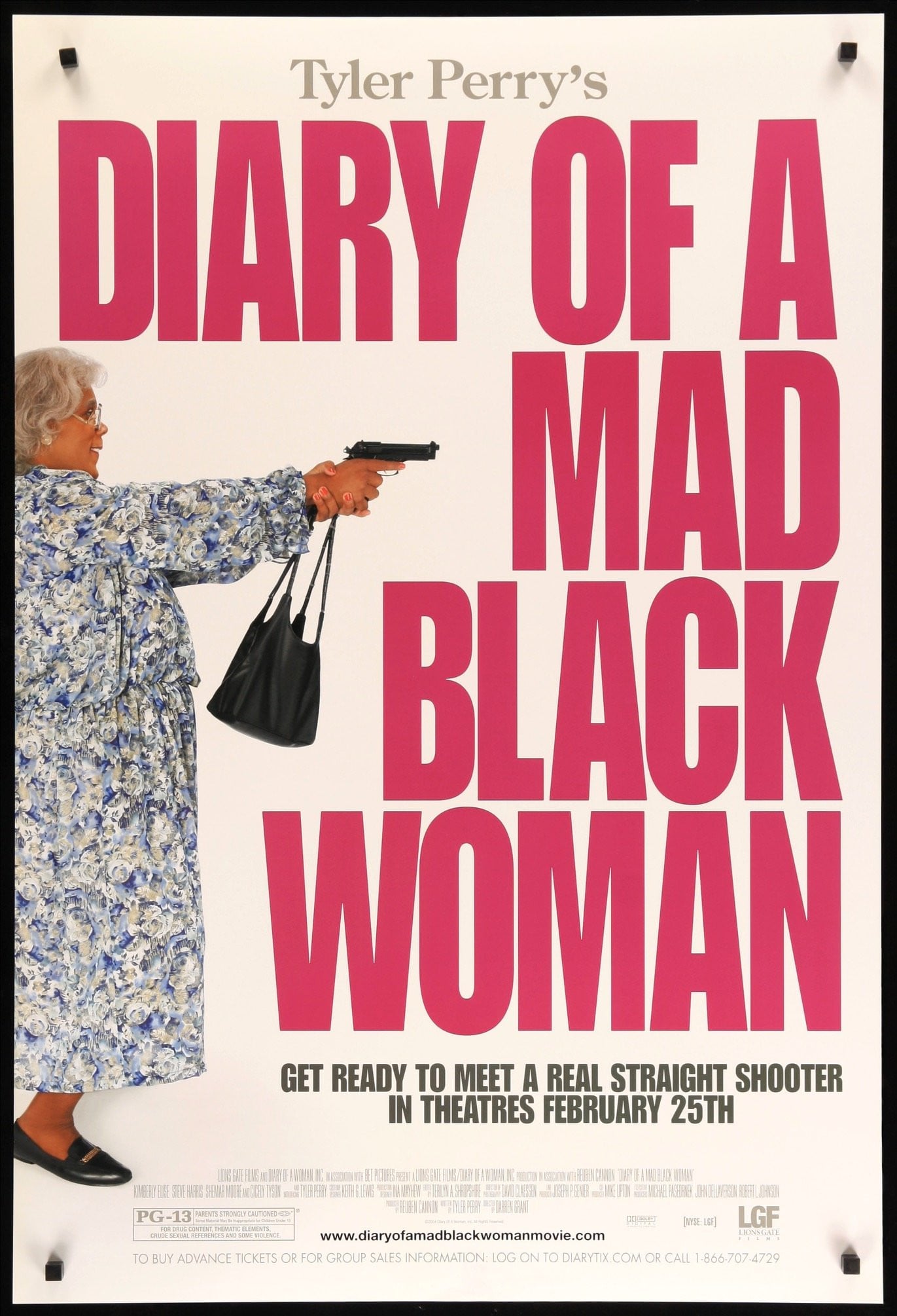 Diary of a Mad Black Woman (2005) original movie poster for sale at Originalfilmart