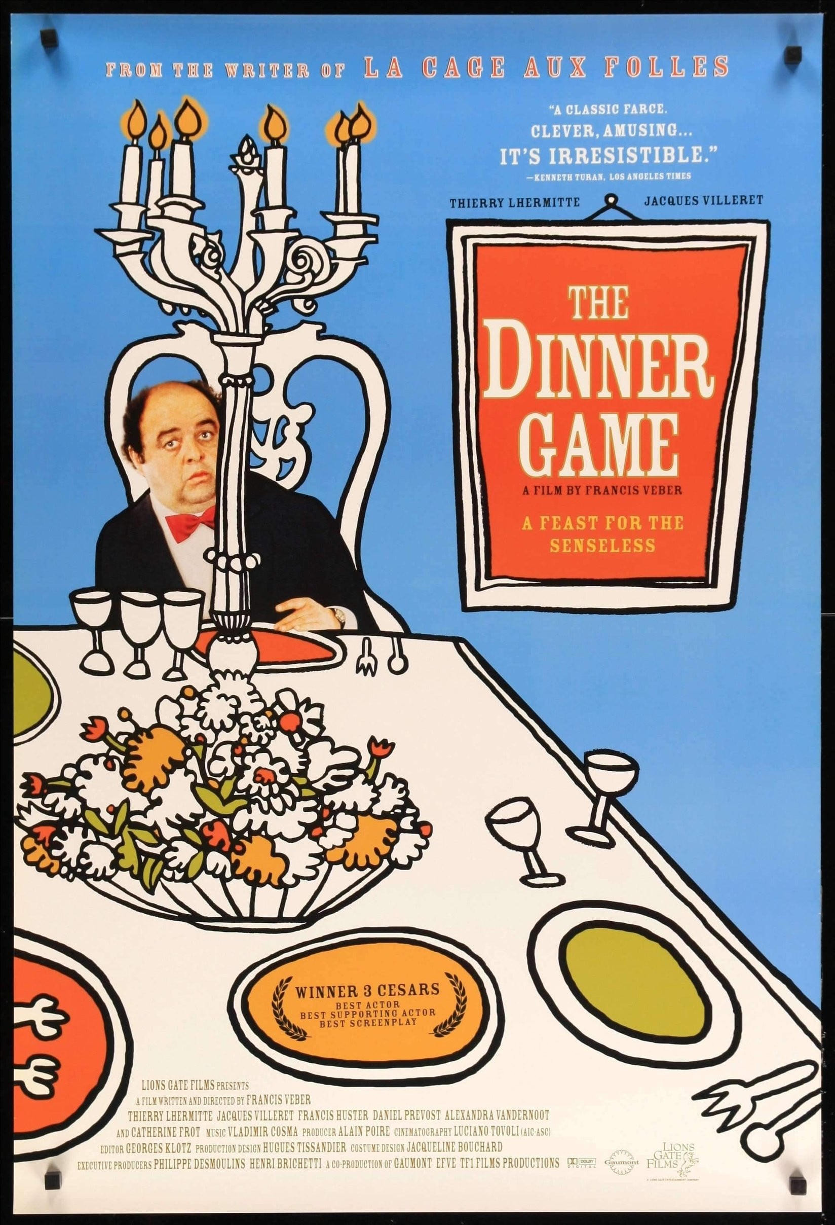 Dinner Game (1998) original movie poster for sale at Originalfilmart