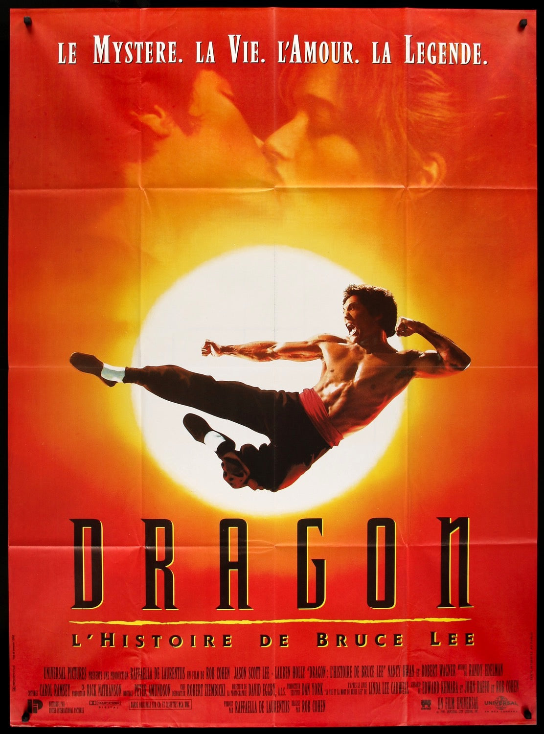Dragon the Bruce Lee Story (1993) original movie poster for sale at Originalfilmart