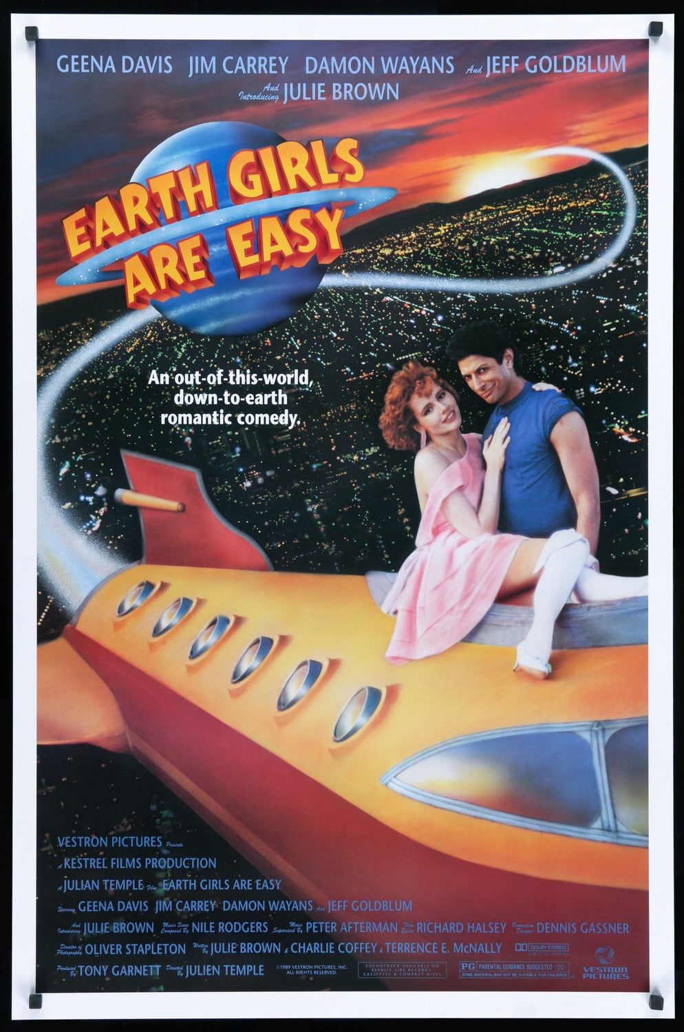 Earth Girls are Easy (1989) original movie poster for sale at Originalfilmart
