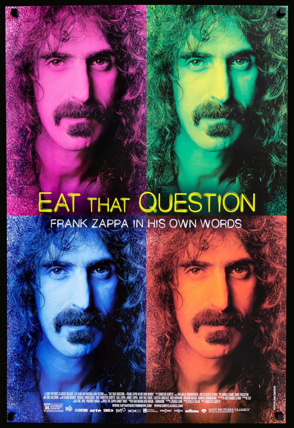 Eat That Question - Frank Zappa in His Own Words (2016) original movie poster for sale at Originalfilmart