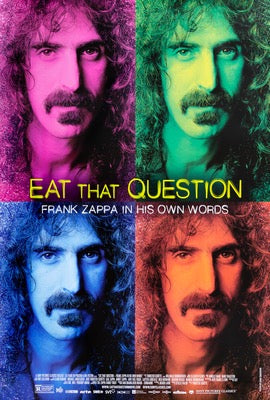 Eat That Question - Frank Zappa in His Own Words (2016) original movie poster for sale at Originalfilmart