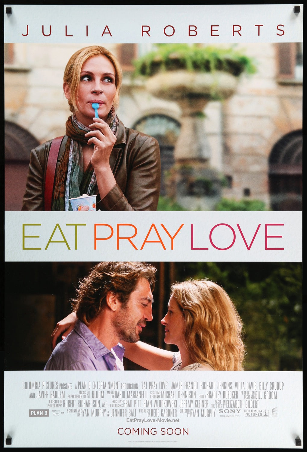 Eat Pray Love (2010) original movie poster for sale at Originalfilmart