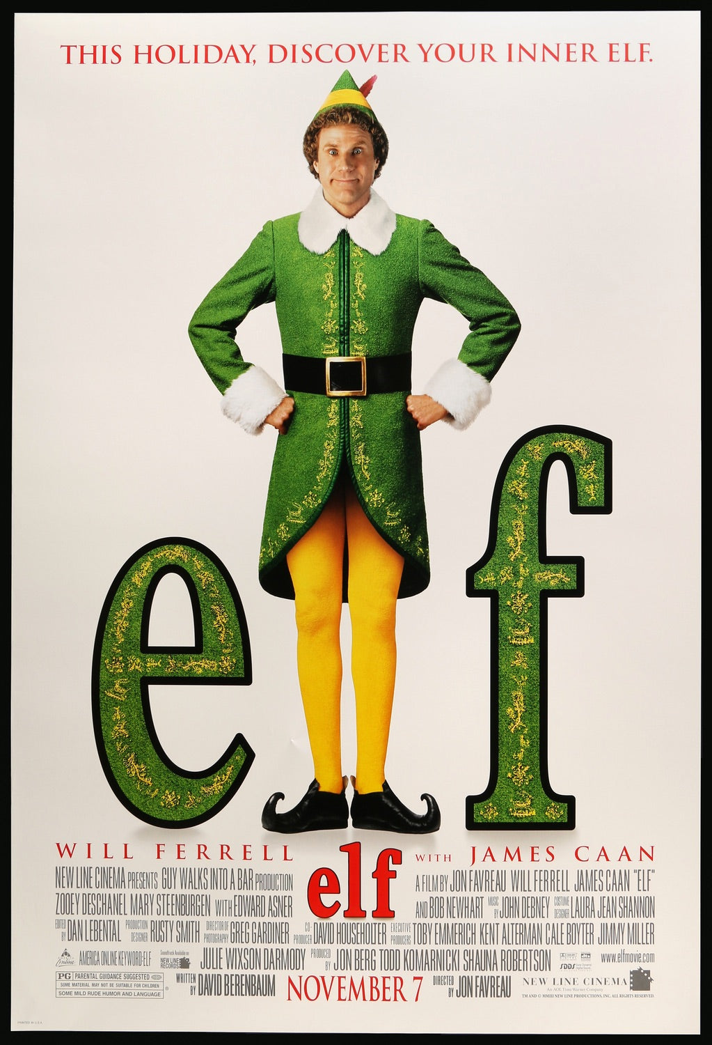 Elf (2003) original movie poster for sale at Originalfilmart