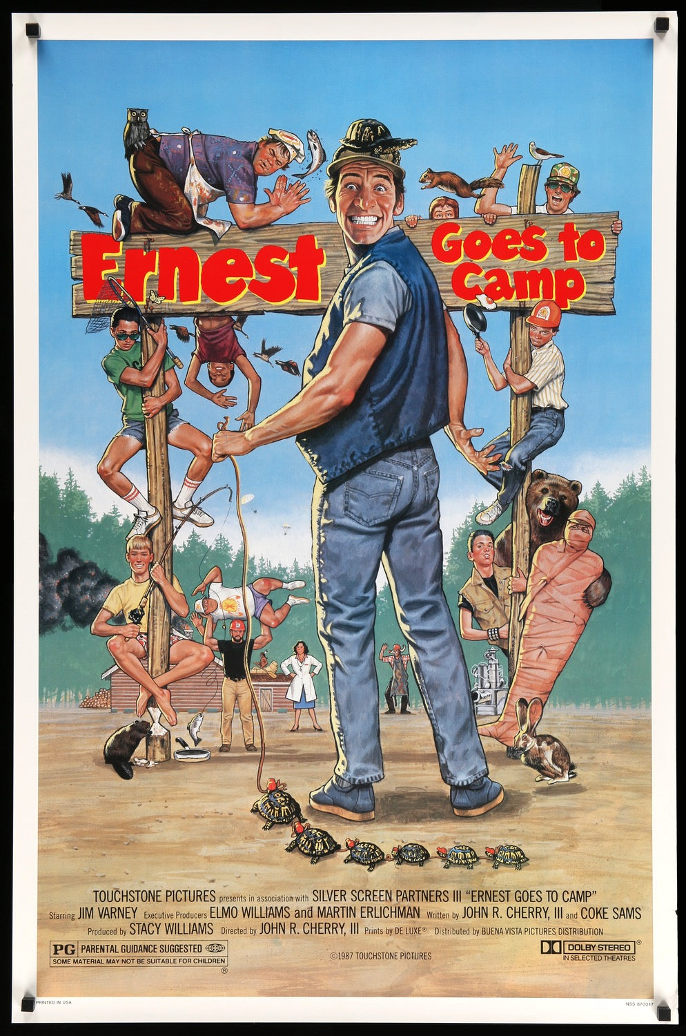 Ernest Goes to Camp (1987) original movie poster for sale at Originalfilmart