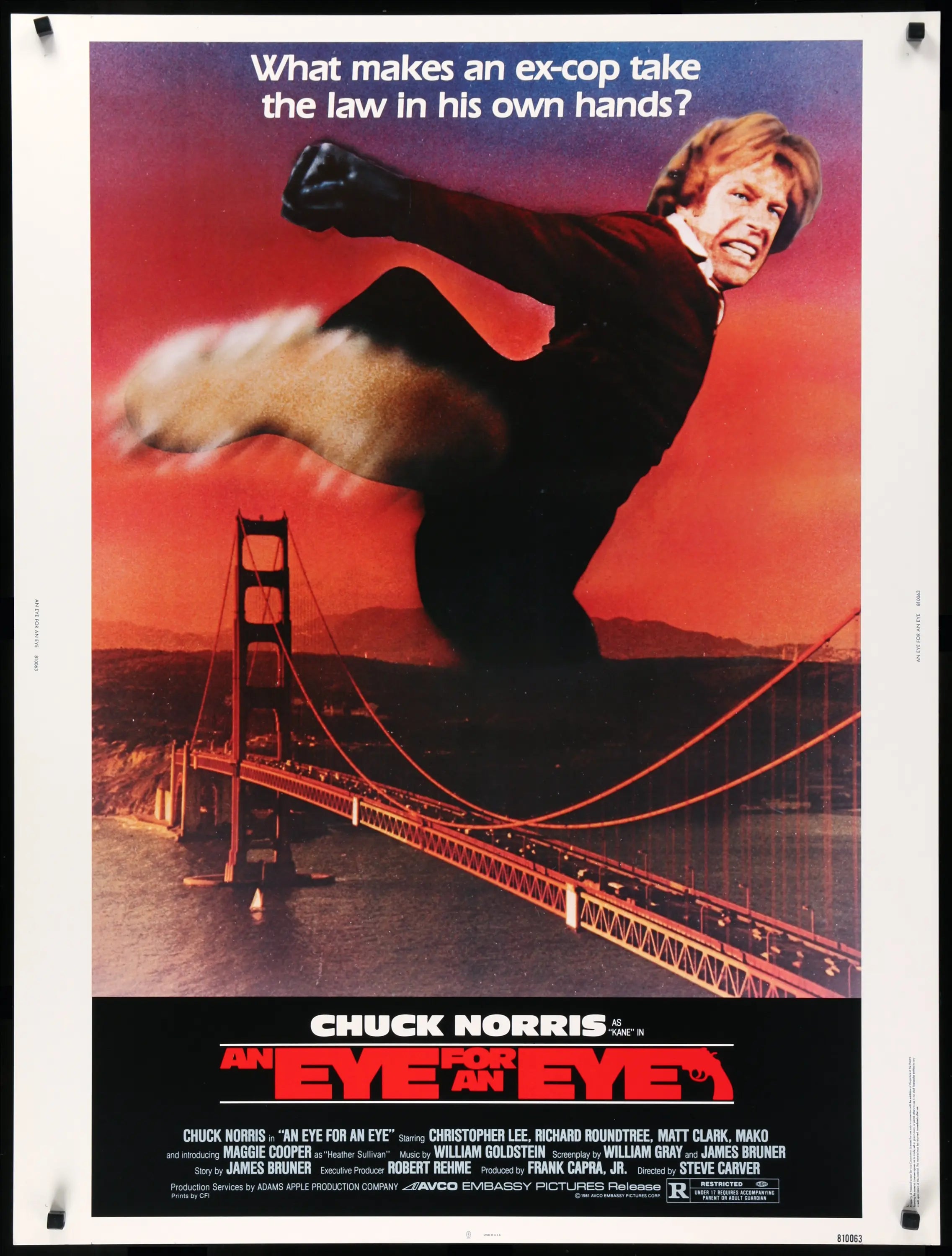 Eye for an Eye (1981) original movie poster for sale at Originalfilmart
