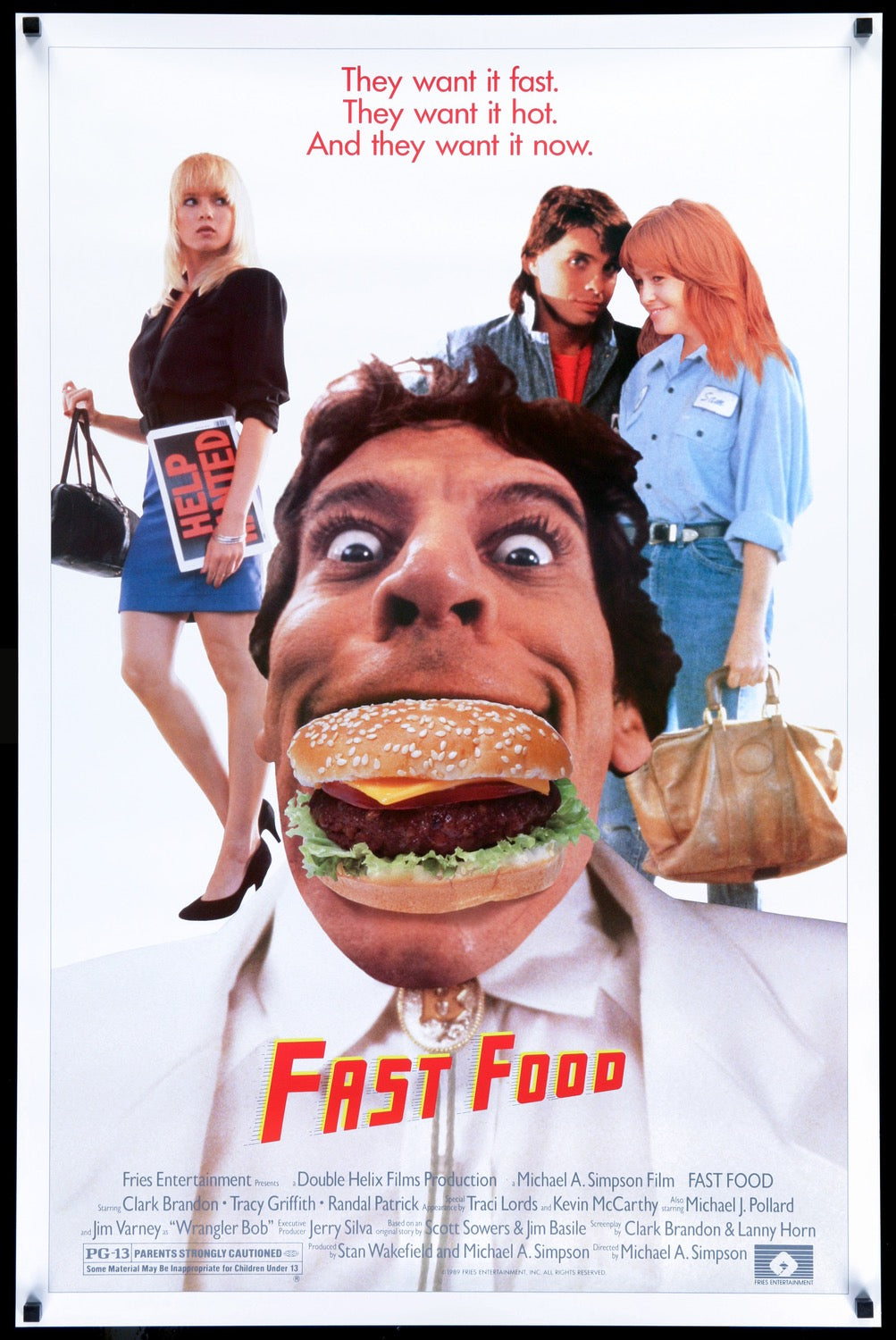 Fast Food (1989) original movie poster for sale at Originalfilmart