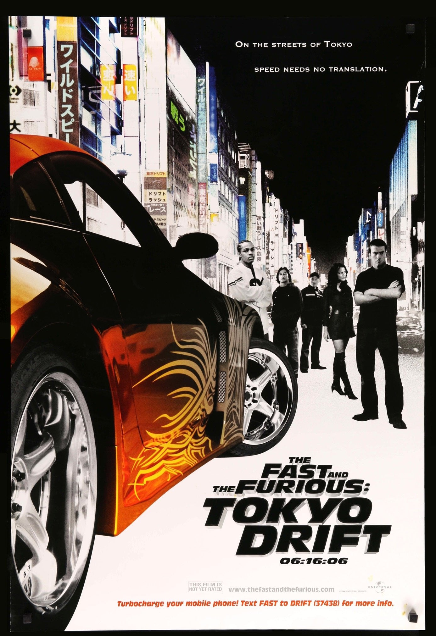 Fast &amp; the Furious: Tokyo Drift (2006) original movie poster for sale at Originalfilmart
