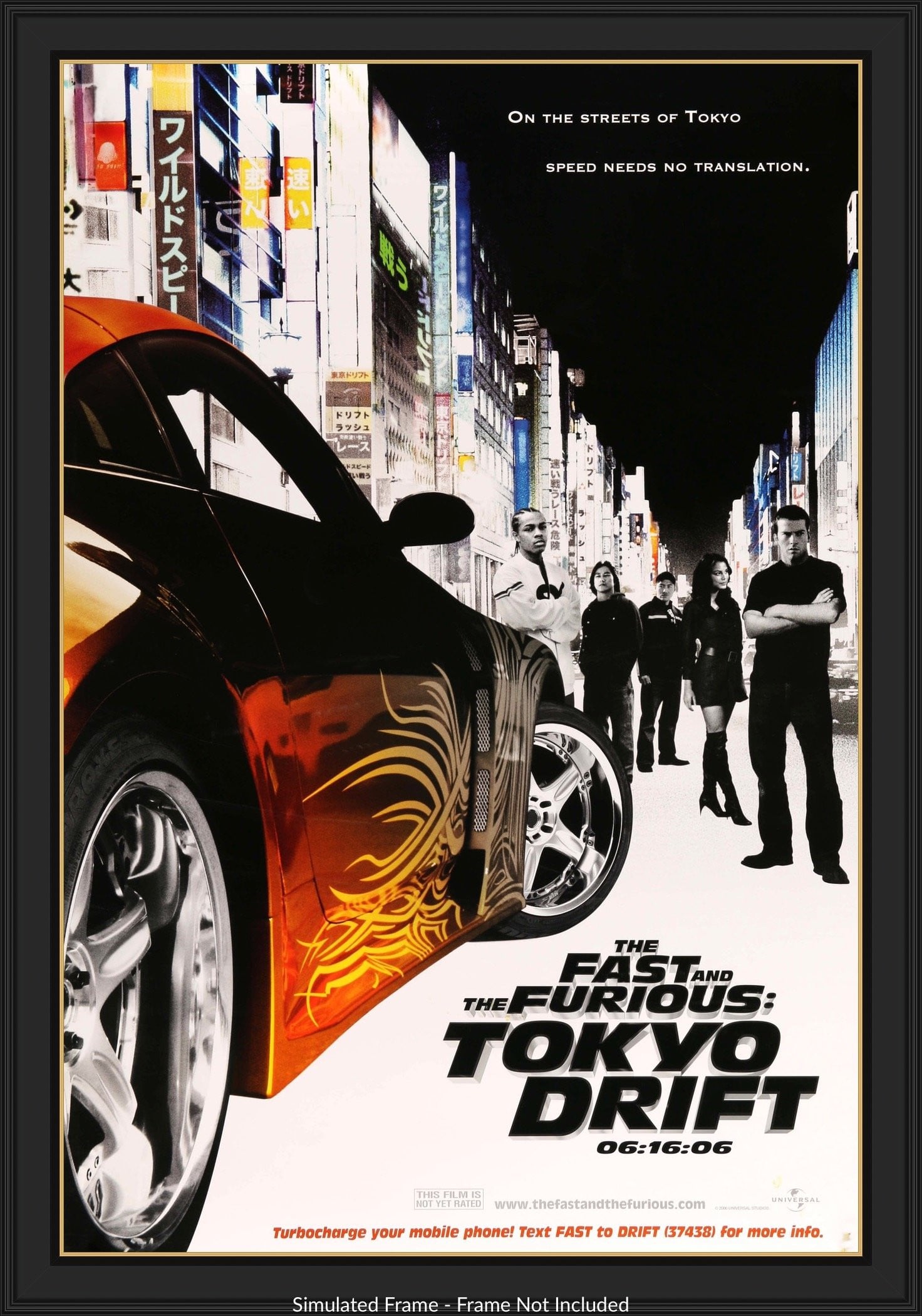Fast & the Furious: Tokyo Drift (2006) original movie poster for sale at Originalfilmart