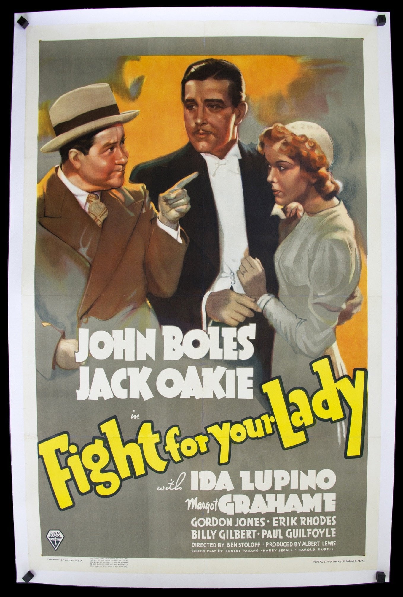 Fight for Your Lady (1937) original movie poster for sale at Originalfilmart