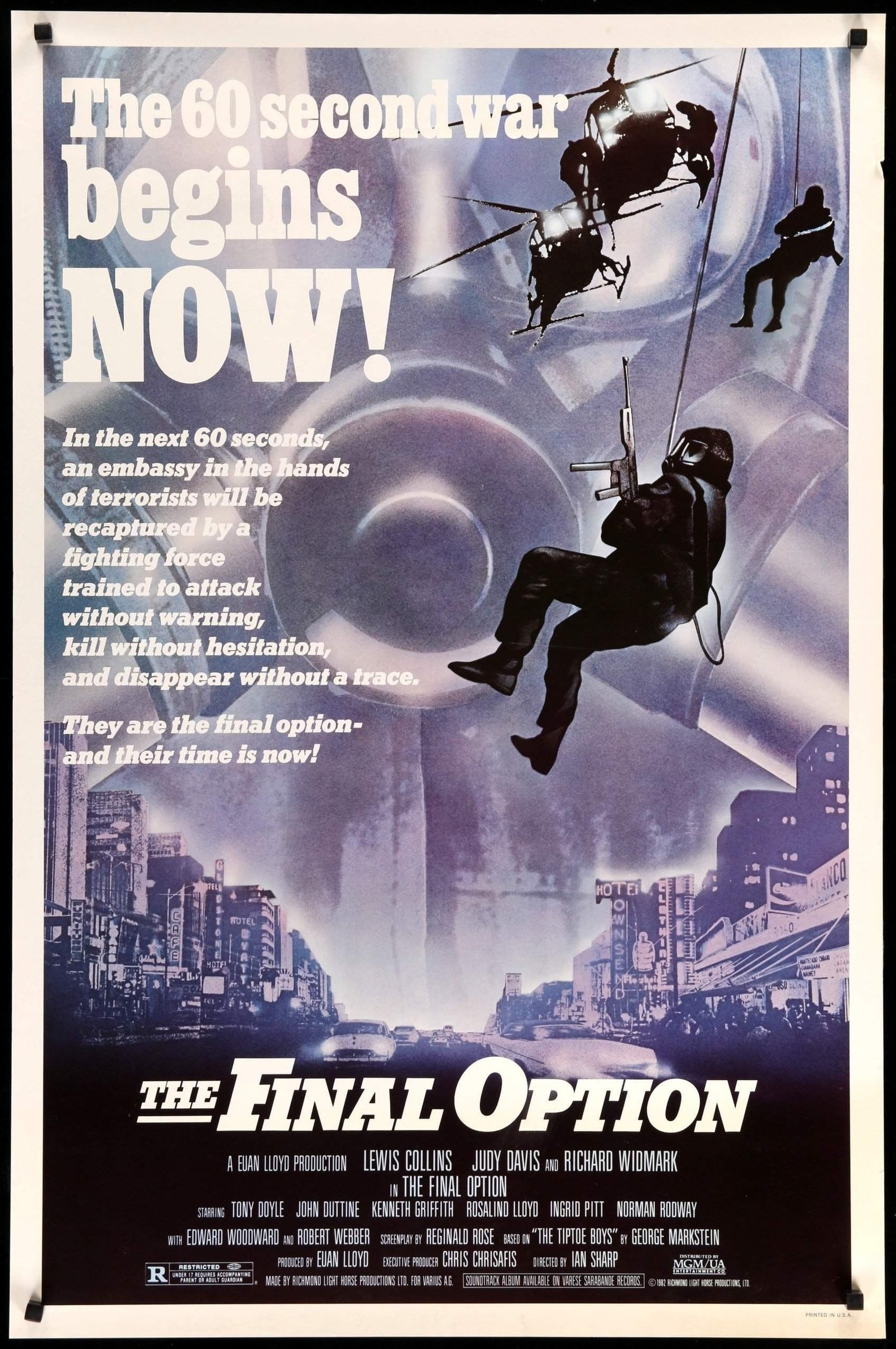 Final Option (1982) original movie poster for sale at Originalfilmart