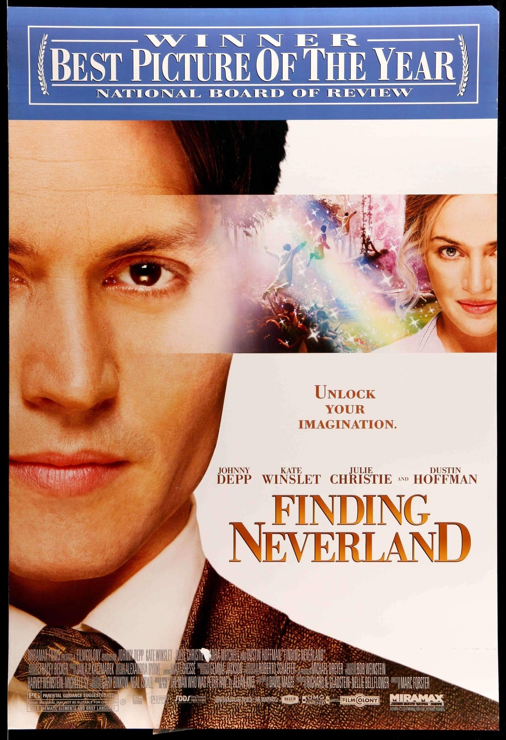 Finding Neverland (2004) original movie poster for sale at Originalfilmart