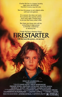 Firestarter (1984) original movie poster for sale at Originalfilmart