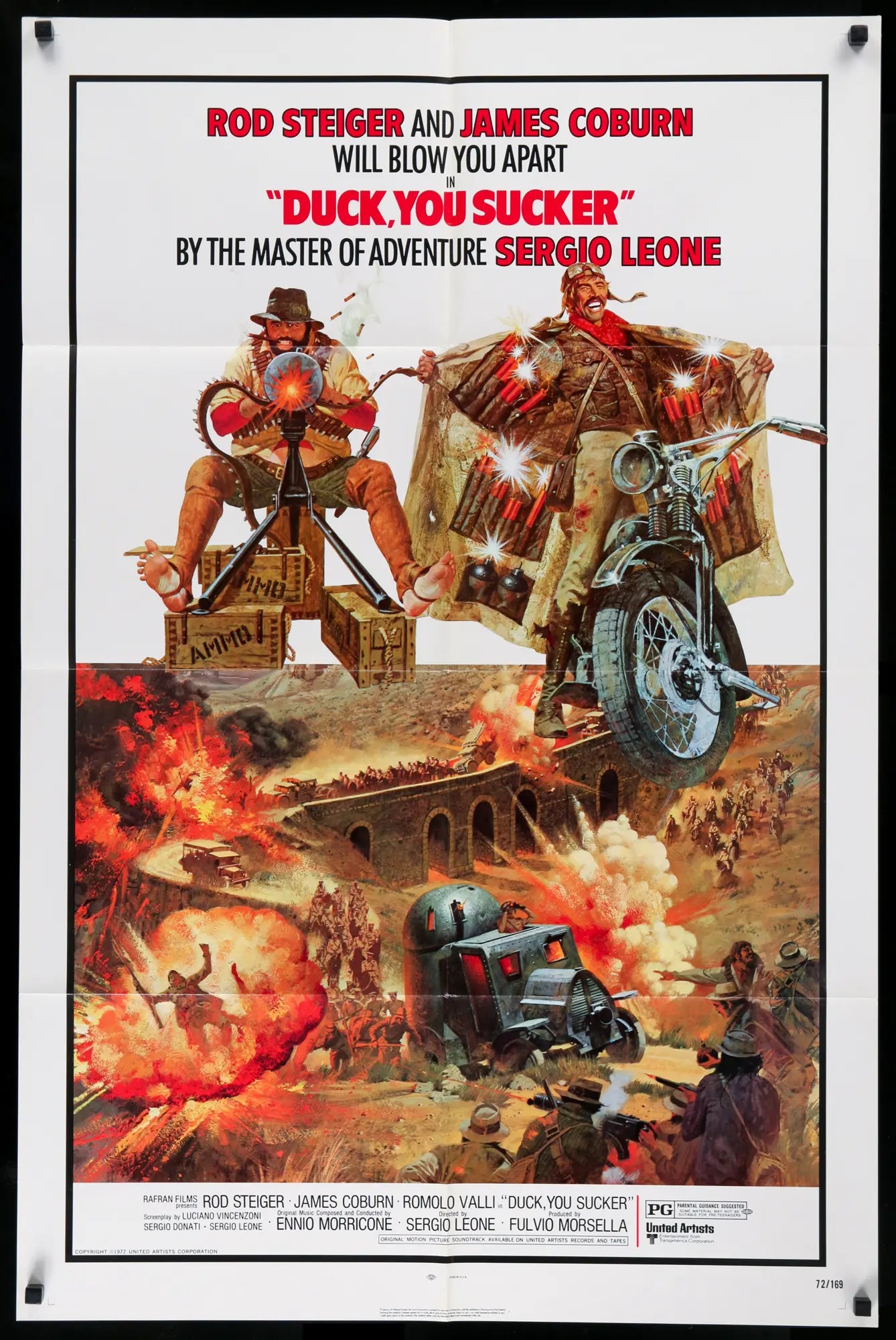 Fistful of Dynamite (1971) original movie poster for sale at Originalfilmart