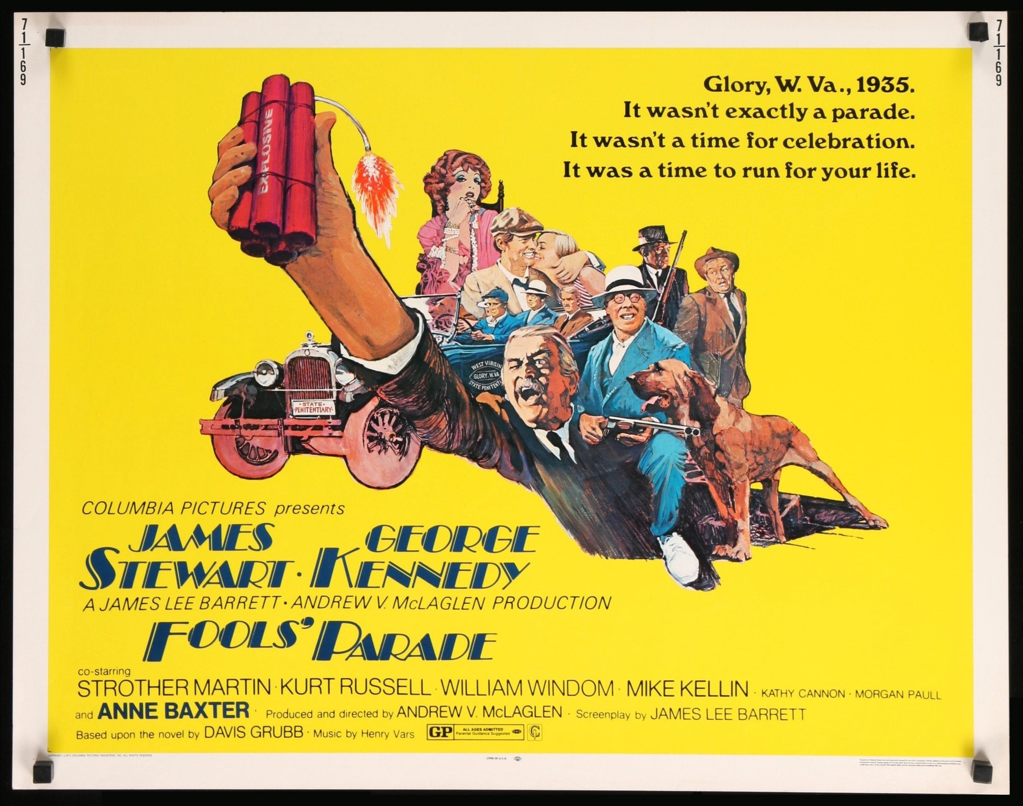 Fools' Parade (1971) original movie poster for sale at Originalfilmart