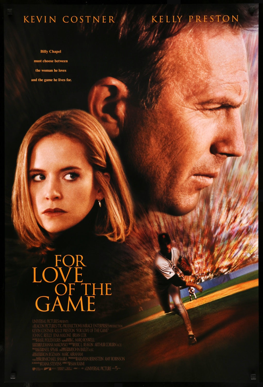 For Love of the Game (1999) original movie poster for sale at Originalfilmart