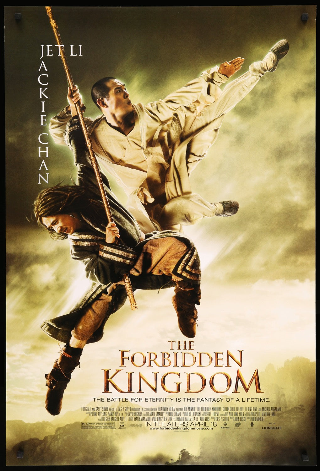 Forbidden Kingdom (2008) original movie poster for sale at Originalfilmart