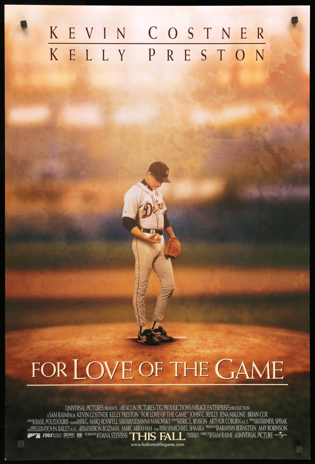 For Love of the Game (1999) original movie poster for sale at Originalfilmart