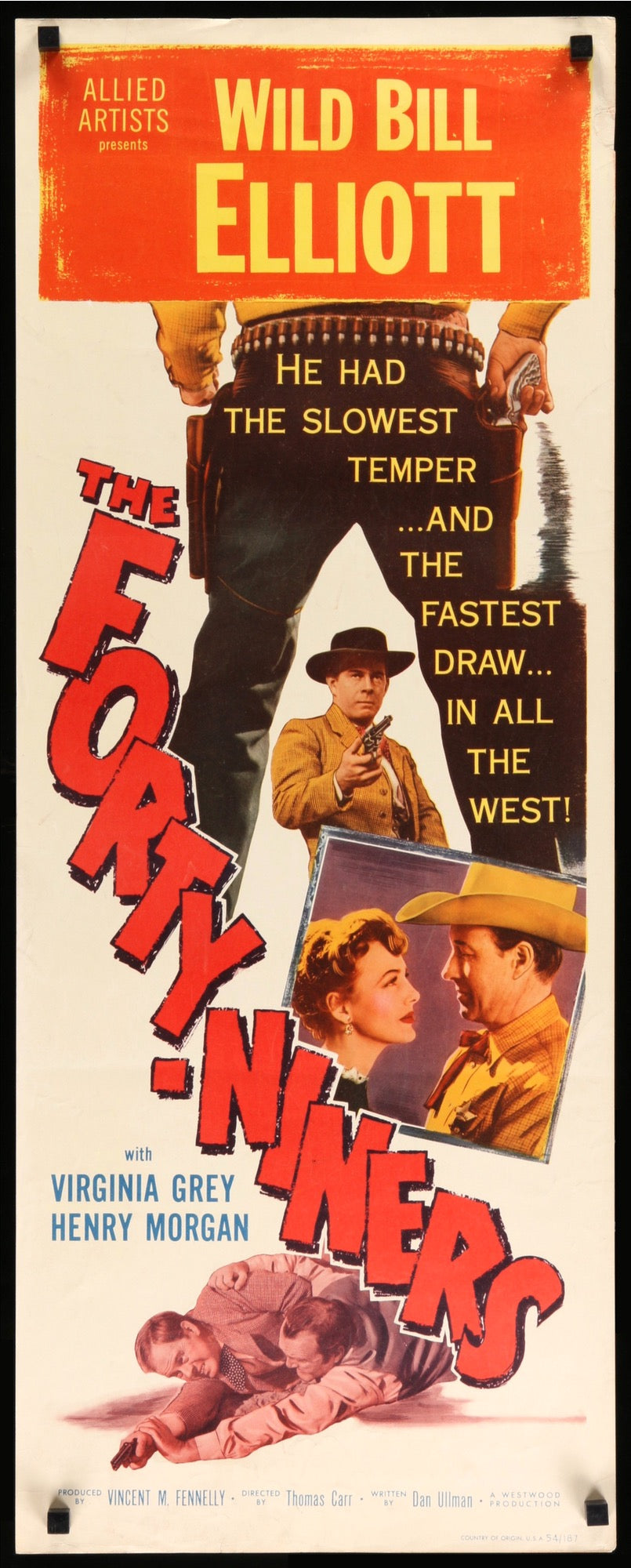 Forty-Niners (1954) original movie poster for sale at Originalfilmart