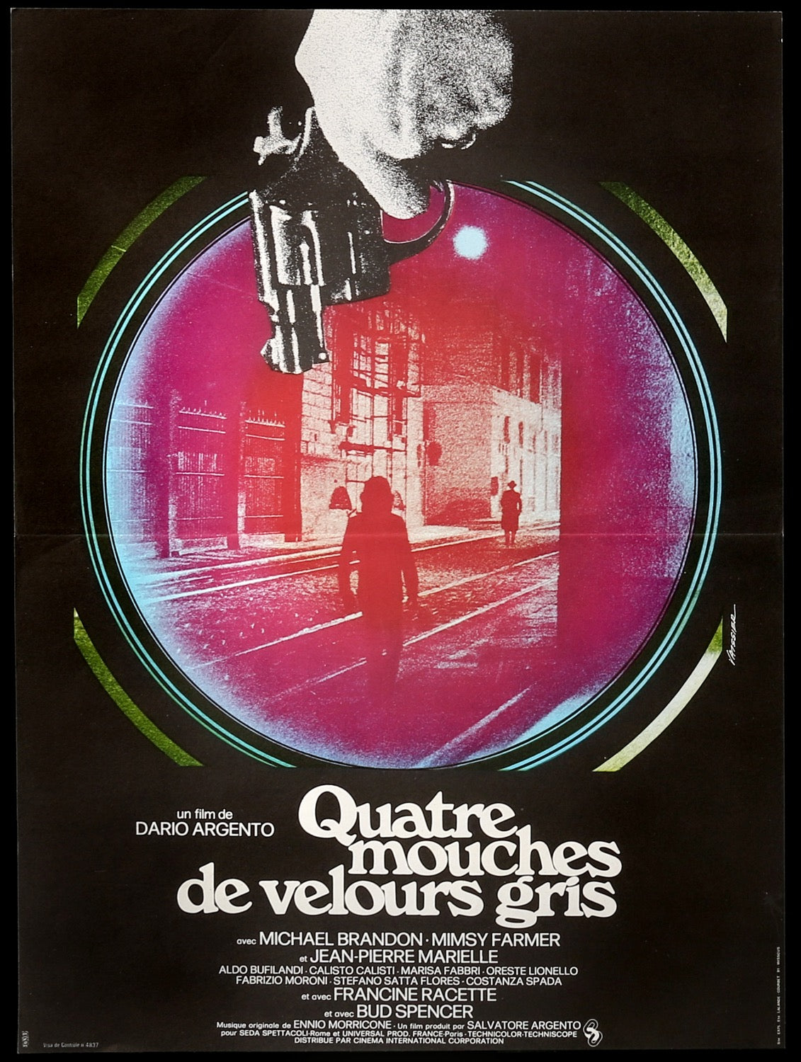 Four Flies on Grey Velvet (1971) original movie poster for sale at Originalfilmart