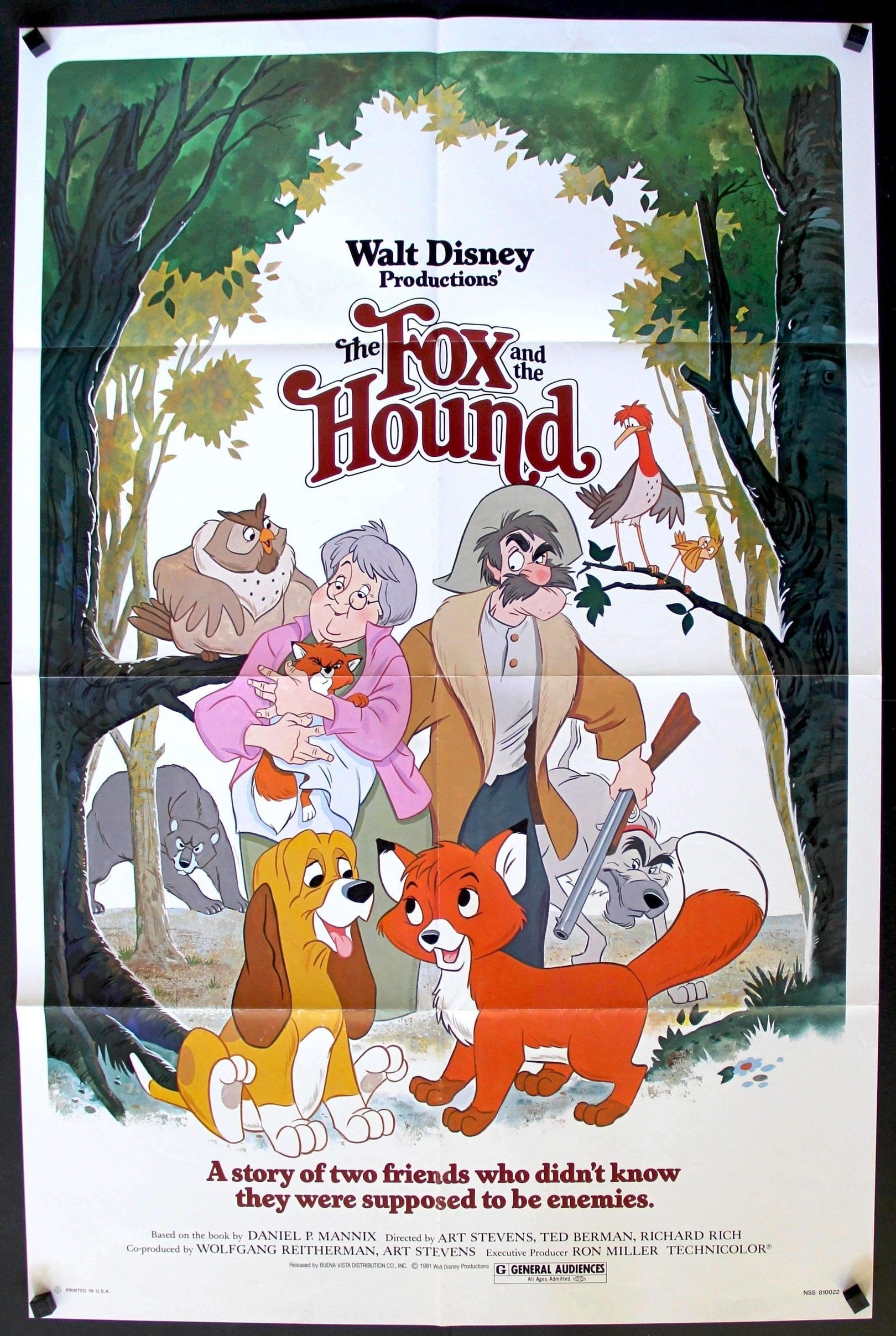 Fox and the Hound (1981) original movie poster for sale at Originalfilmart