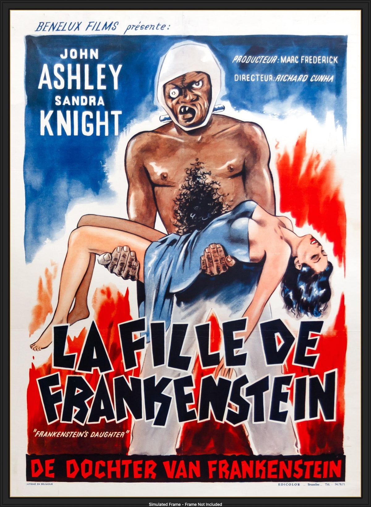 Frankenstein's Daughter (1958) original movie poster for sale at Originalfilmart