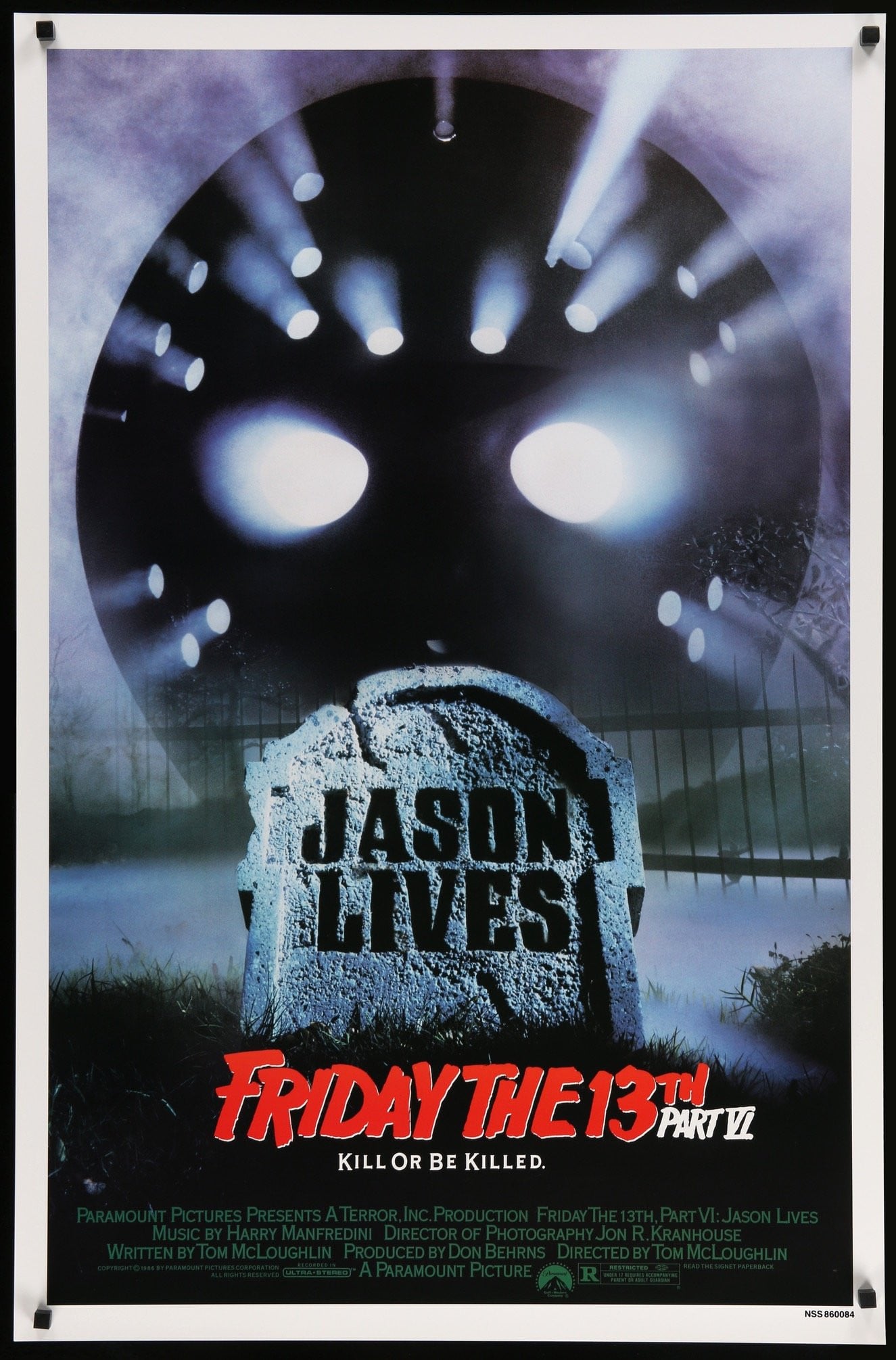 Friday the 13th Part VI: Jason Lives (1986) original movie poster for sale at Originalfilmart