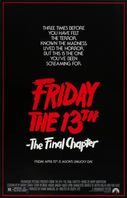 Friday the 13th: The Final Chapter (1984) original movie poster for sale at Originalfilmart