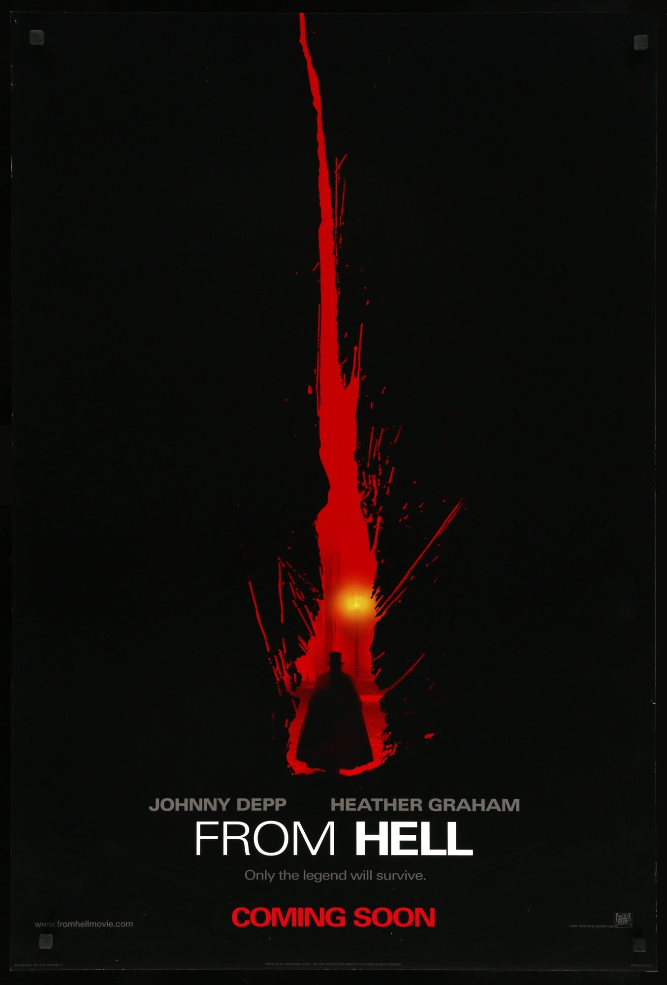 From Hell (2001) original movie poster for sale at Originalfilmart