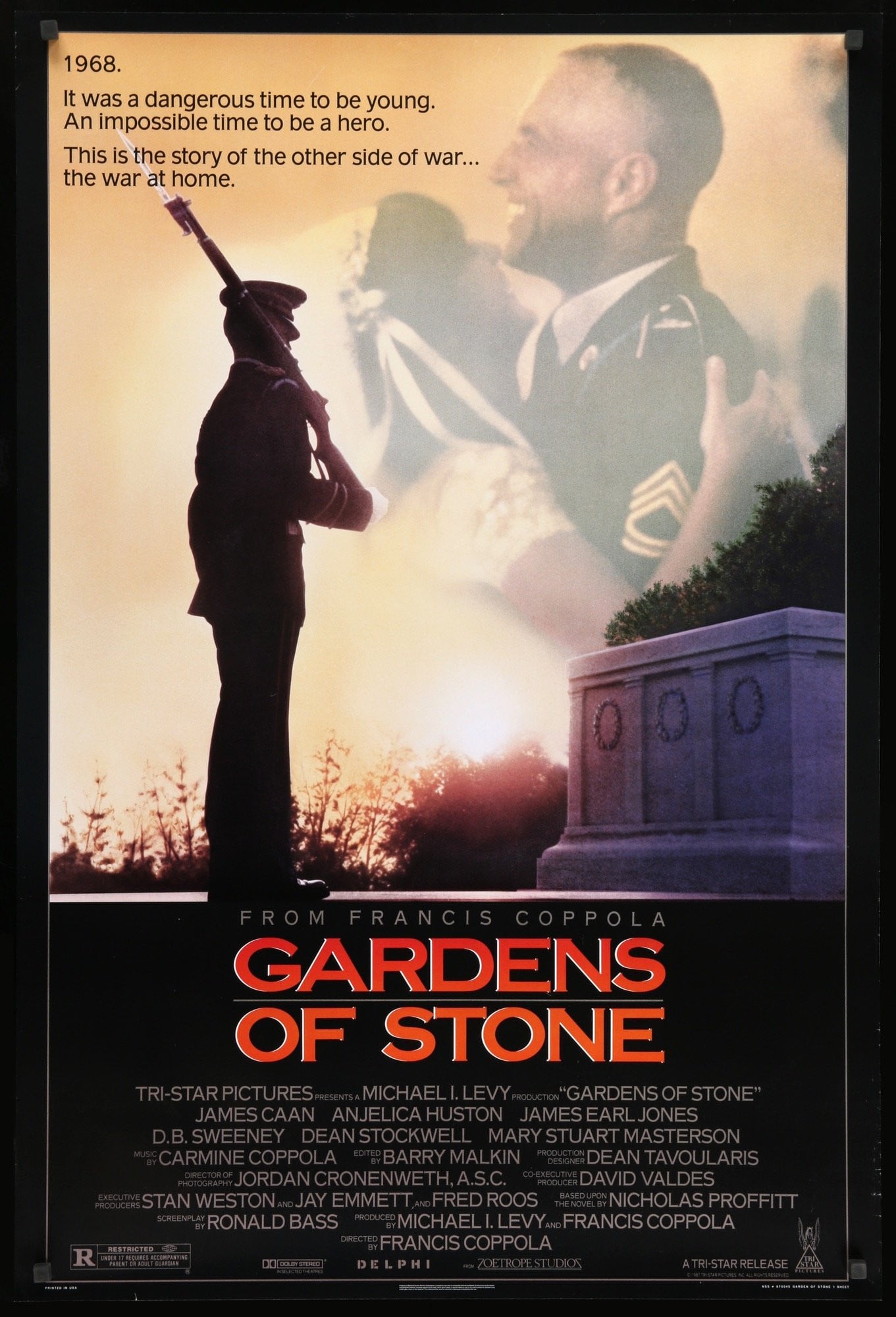 Gardens of Stone (1987) original movie poster for sale at Originalfilmart