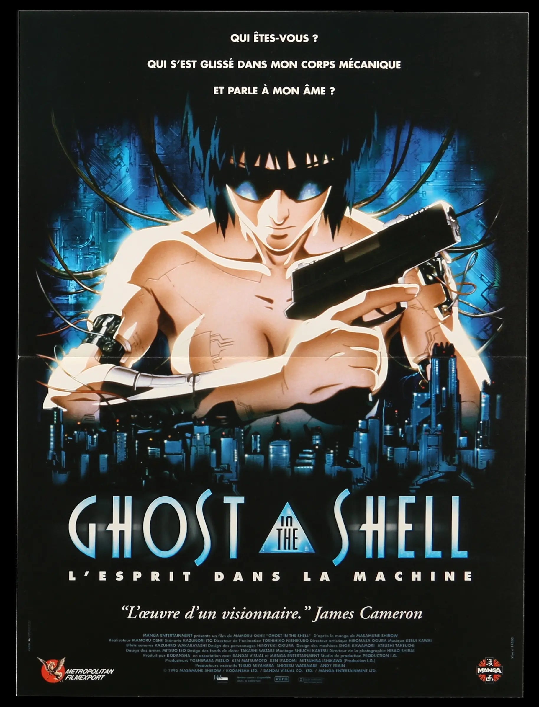 Ghost in the Shell (1995) original movie poster for sale at Originalfilmart