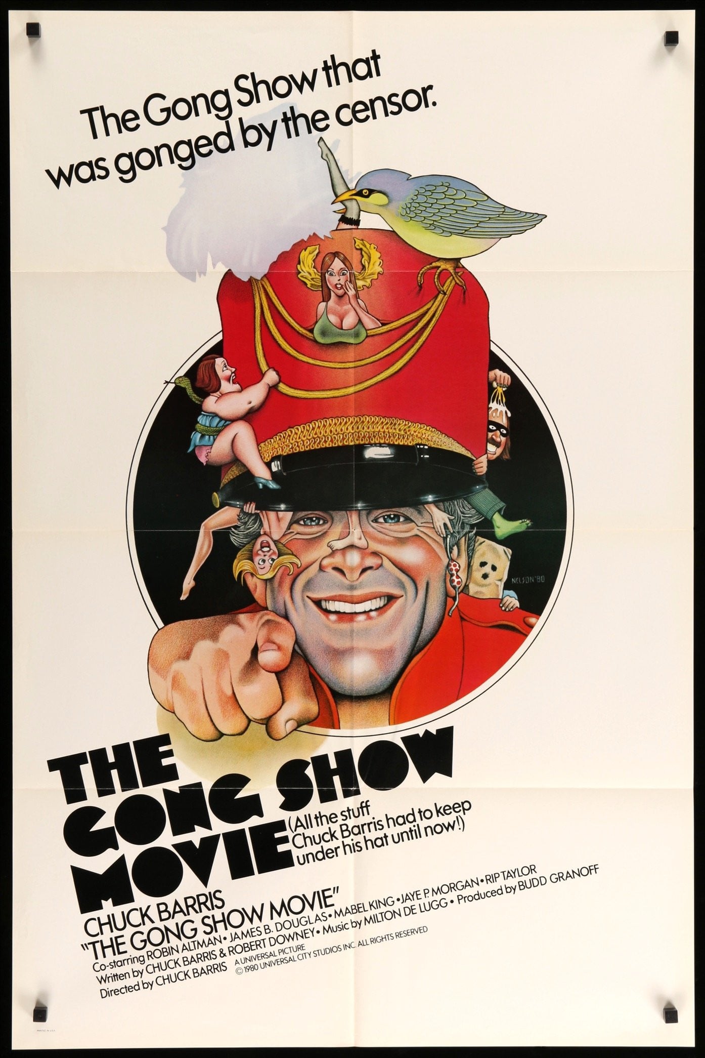 Gong Show Movie (1980) original movie poster for sale at Originalfilmart