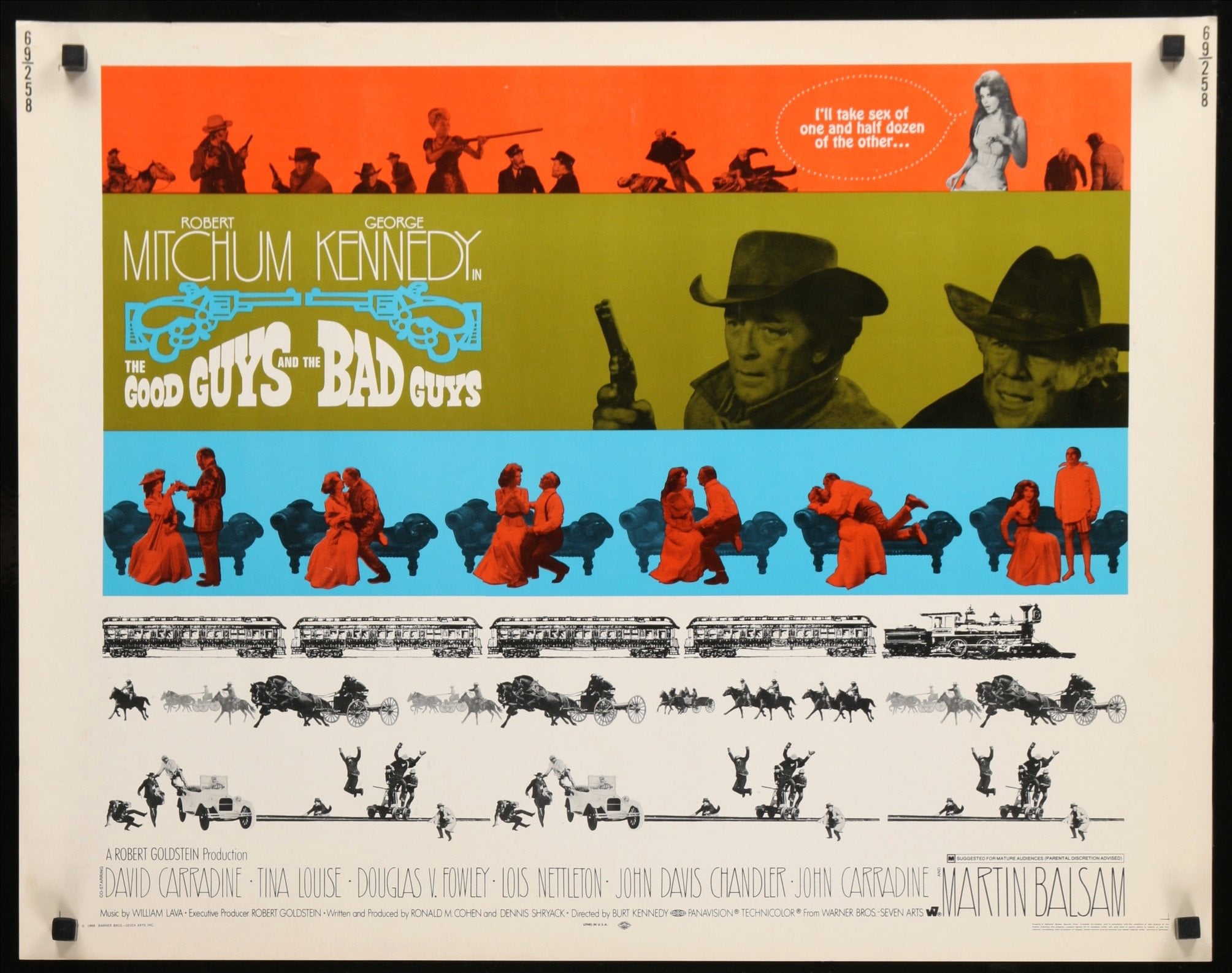 Good Guys and the Bad Guys (1969) original movie poster for sale at Originalfilmart