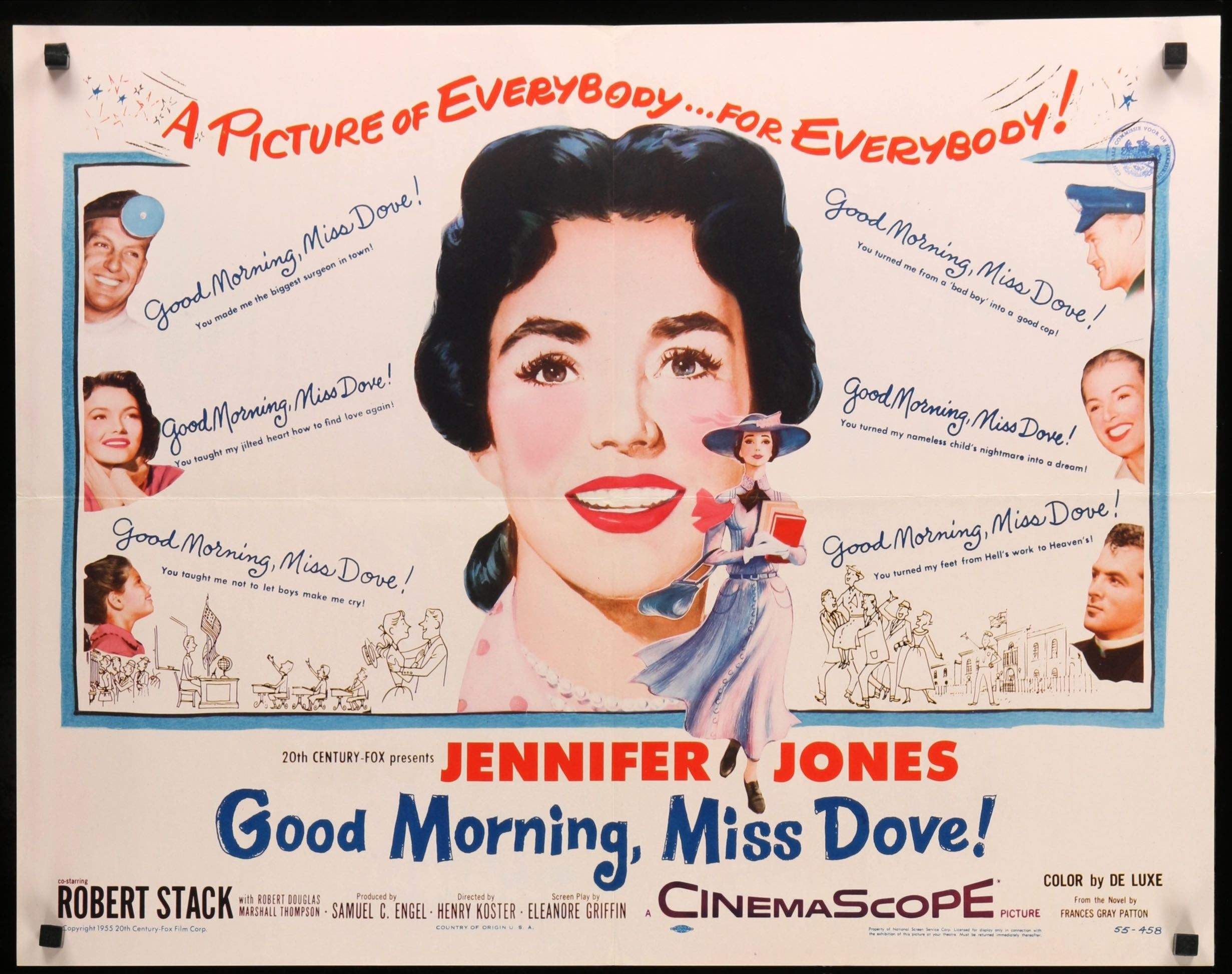 Good Morning, Miss Dove (1955) original movie poster for sale at Originalfilmart